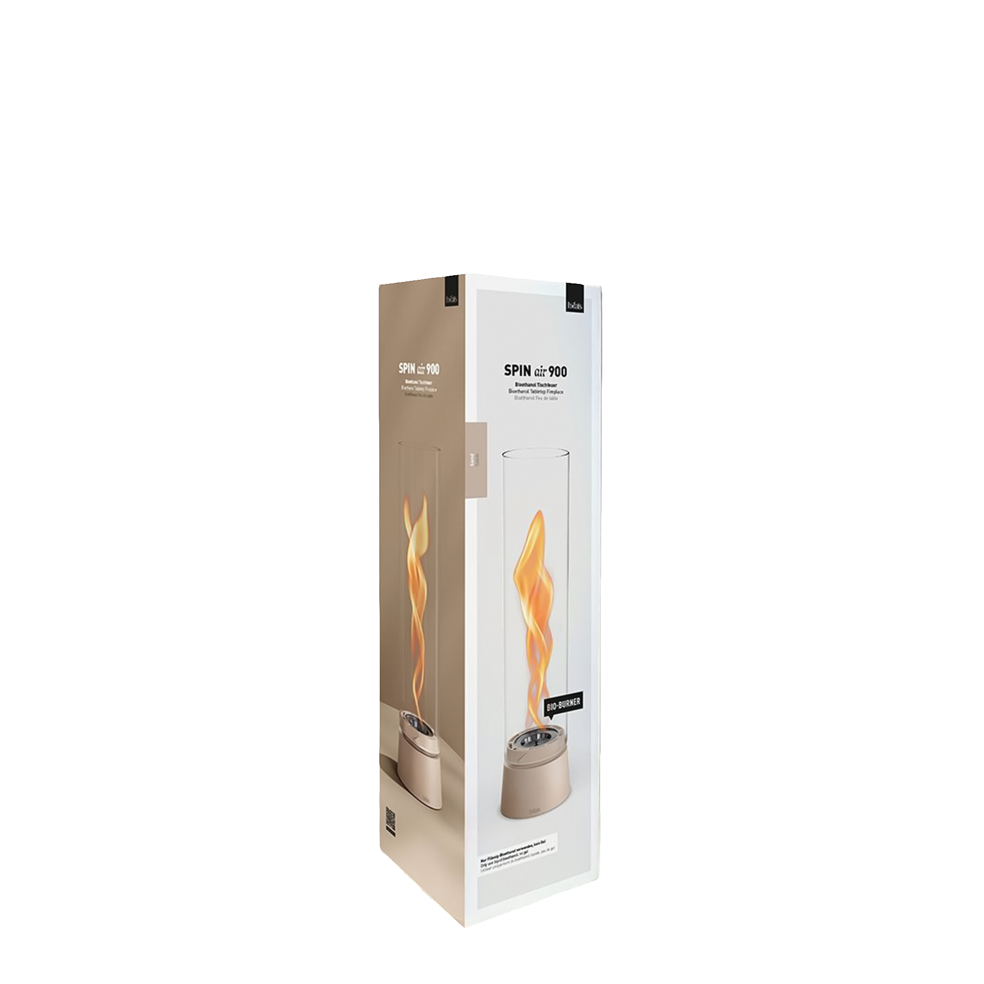 Tabletop Fireplace 900 Sand, Gasmotor, Flamme, Behälter, Gasbrenner, Brenner