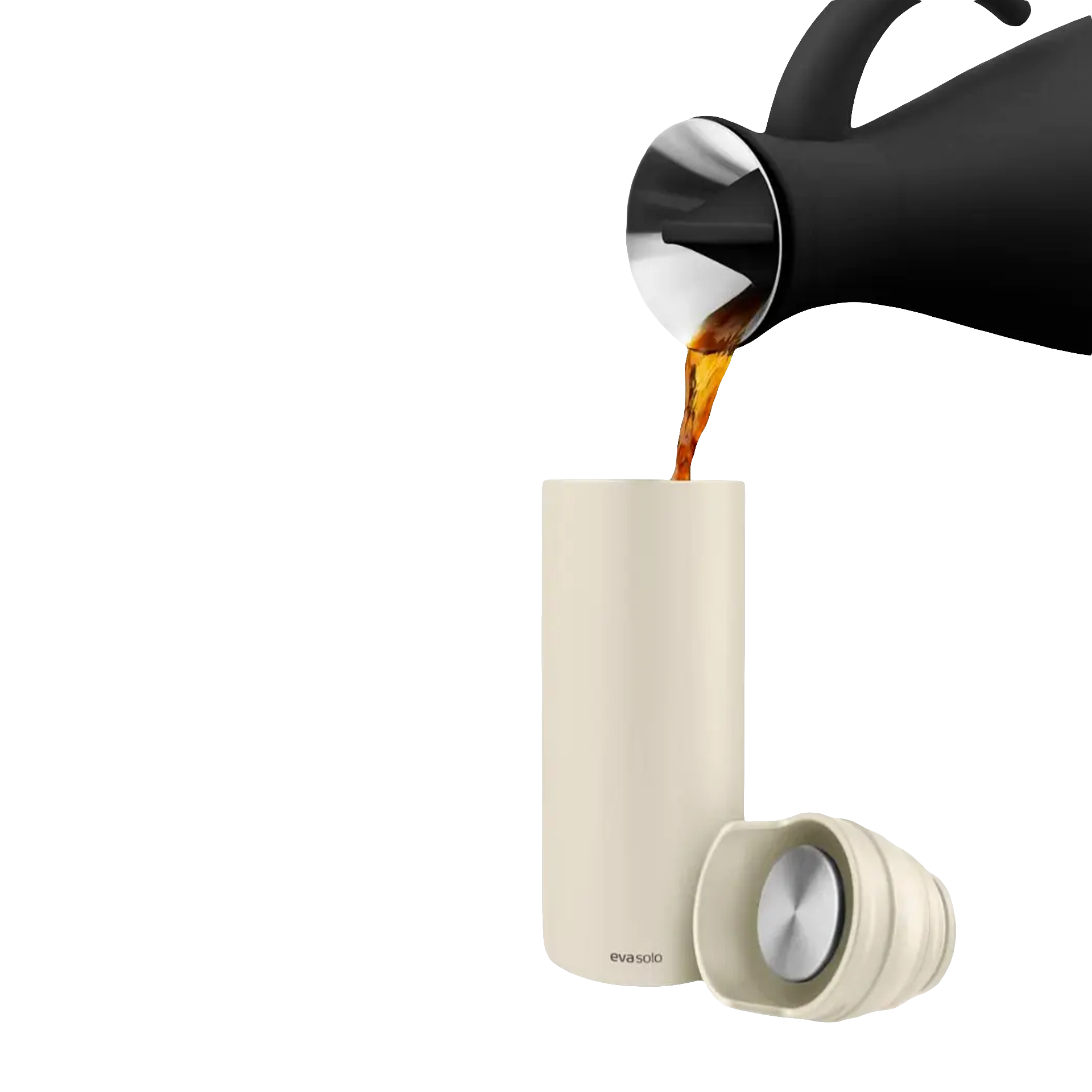 Urban To Go Cup Coconut 0.35 l, Kaffeekessel, Wasseraufwärmer, Becher, Becherhalter, Klassischer Korpus