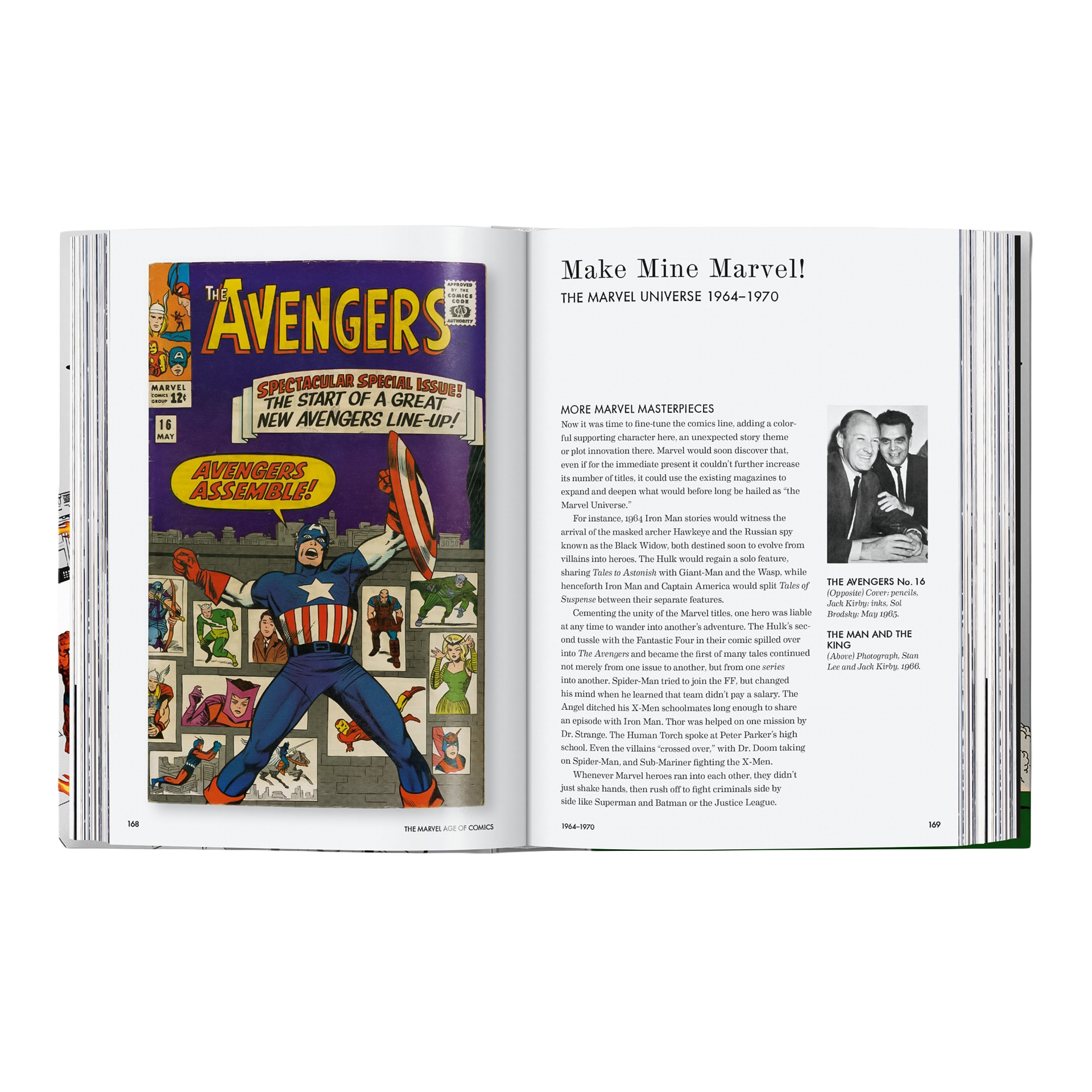 Coffee TableThe Marvel Age of Comics 1961–1978, Avengers, Comic, Magazin, Cover, Illustration