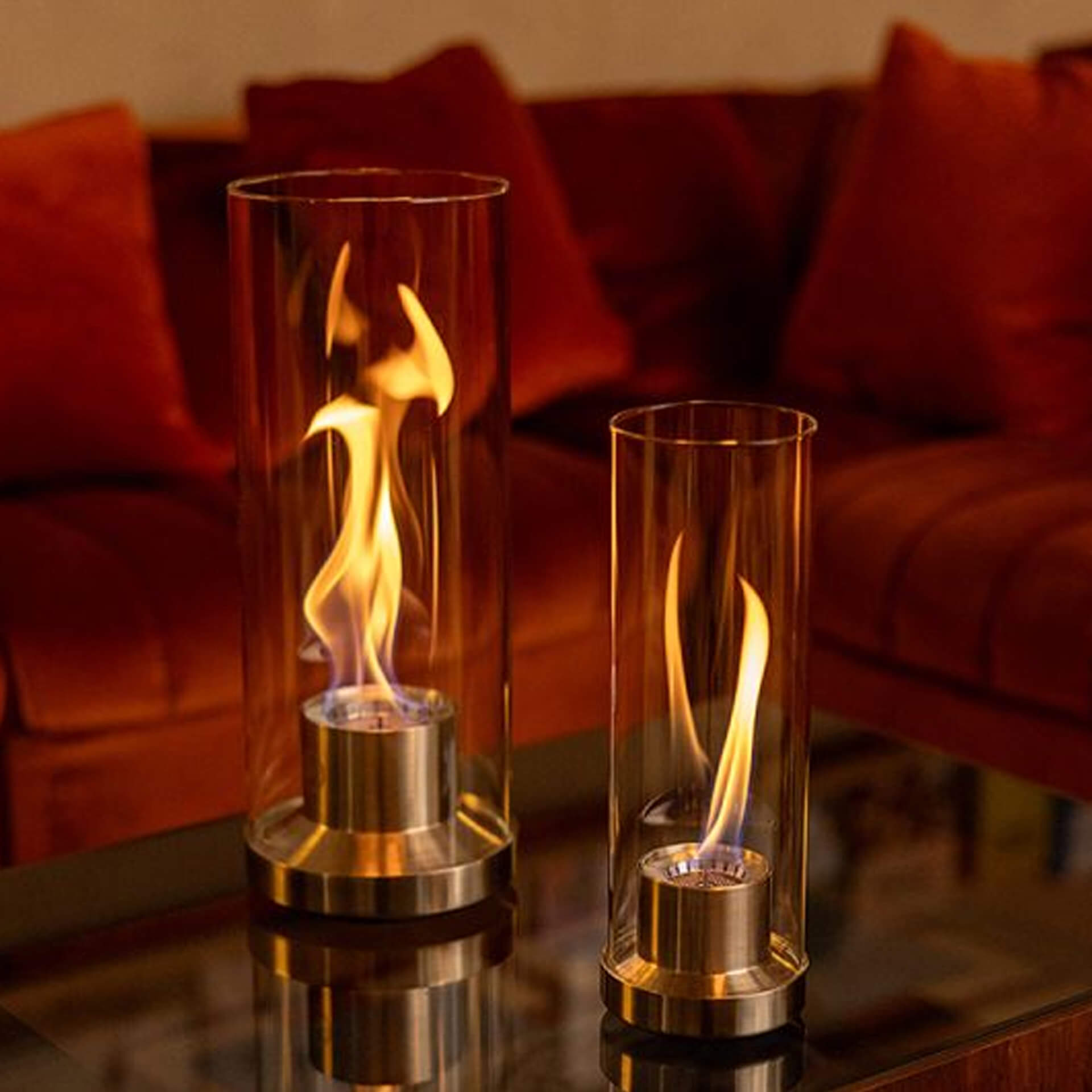 höfats Dance Tischfeuer 1200 Silber