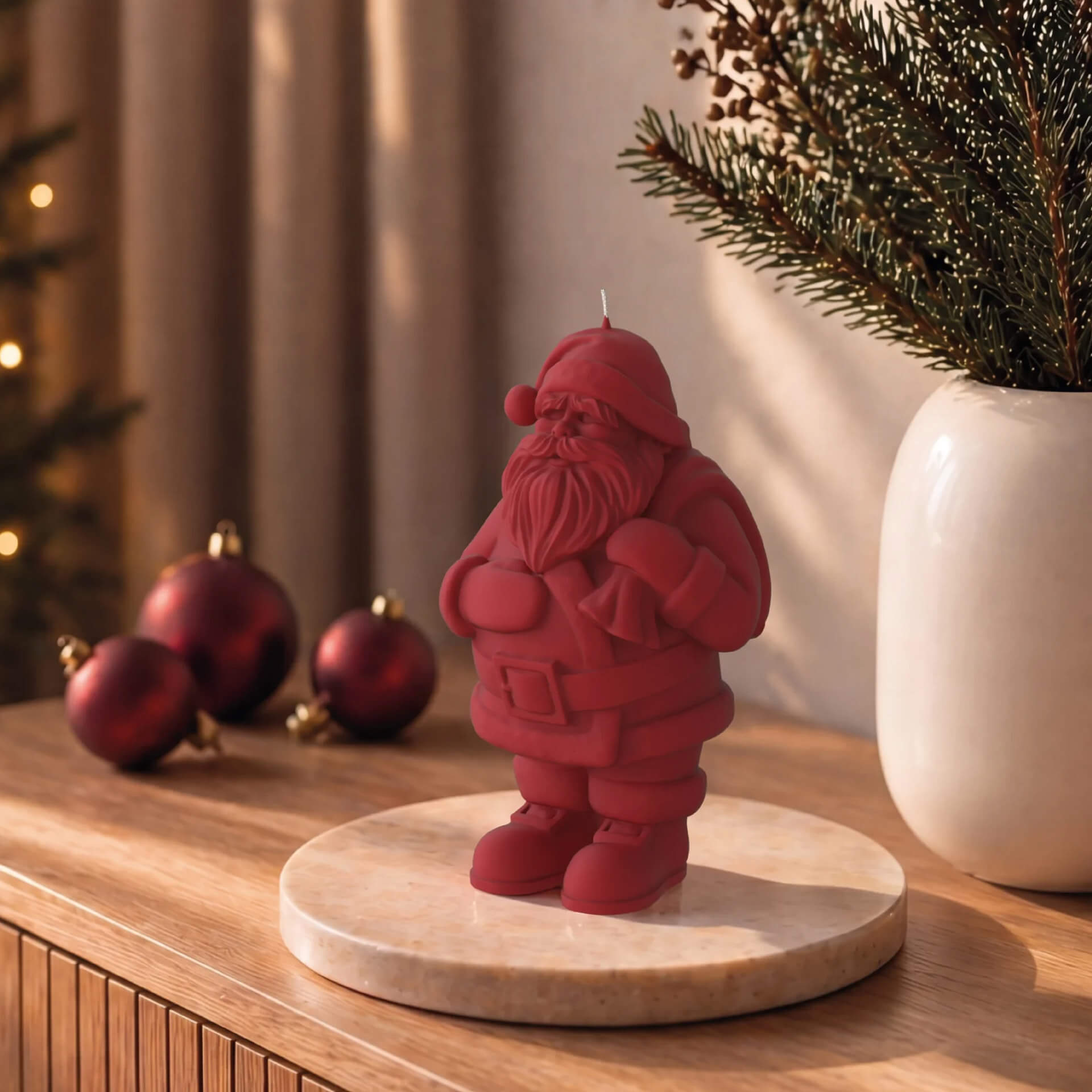 ENGELS Objektkerze Nikolaus Burgunder