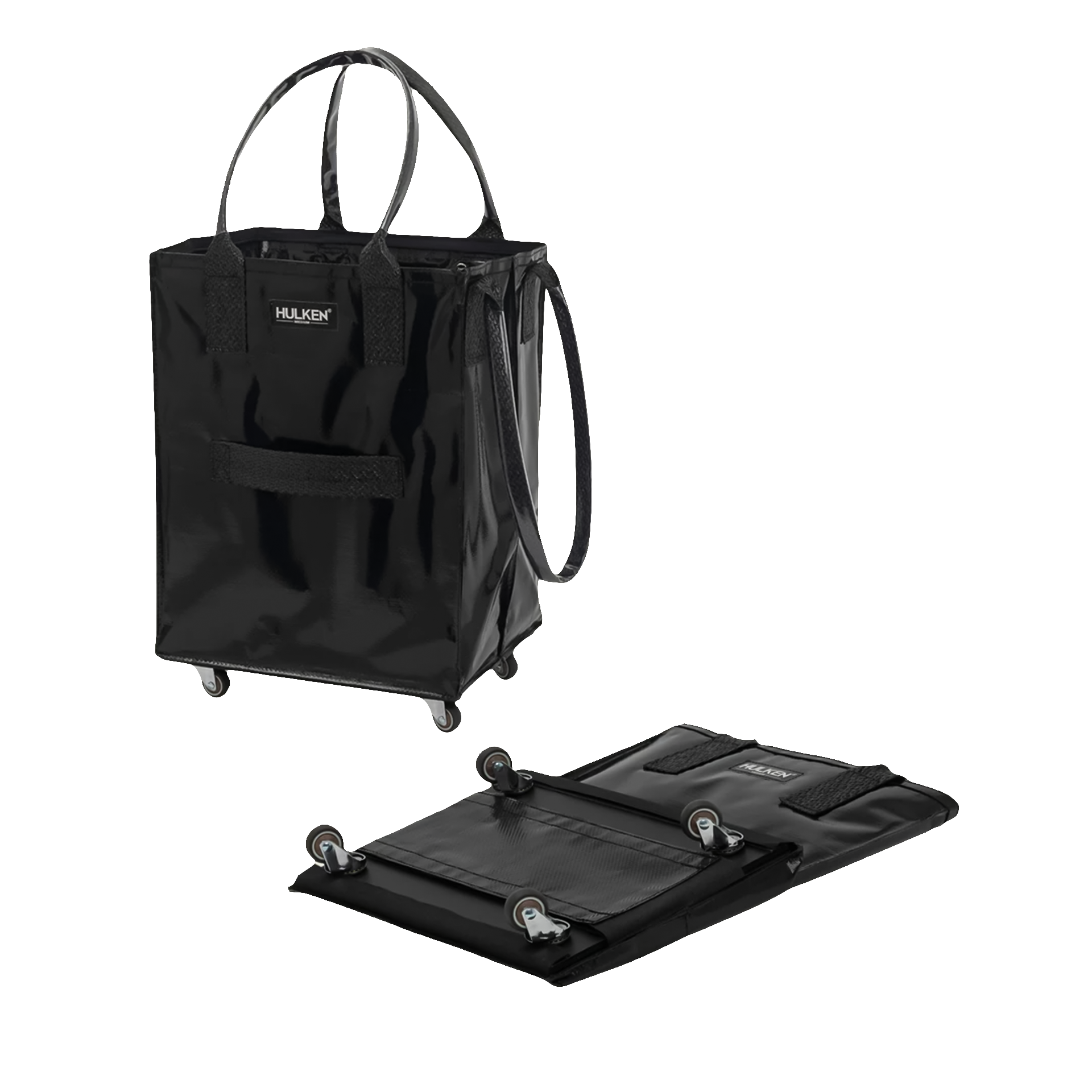 Hulken Original Rolling Tote Bag Everyday Hauls Medium Schwarz