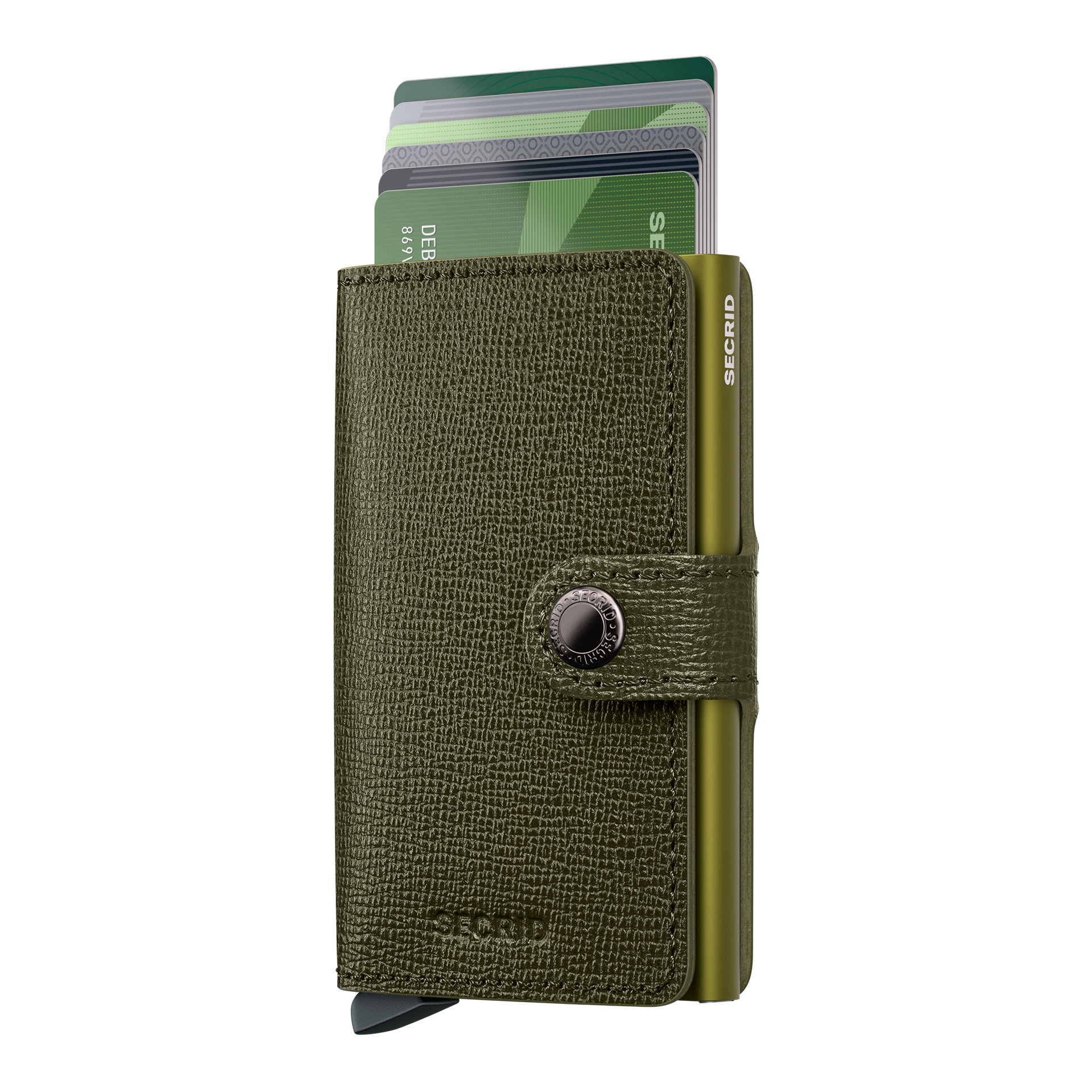 Miniwallet Kelp, Geldbörse, Wallet, Hochformat, Kartenetui, Ecotone-Grün