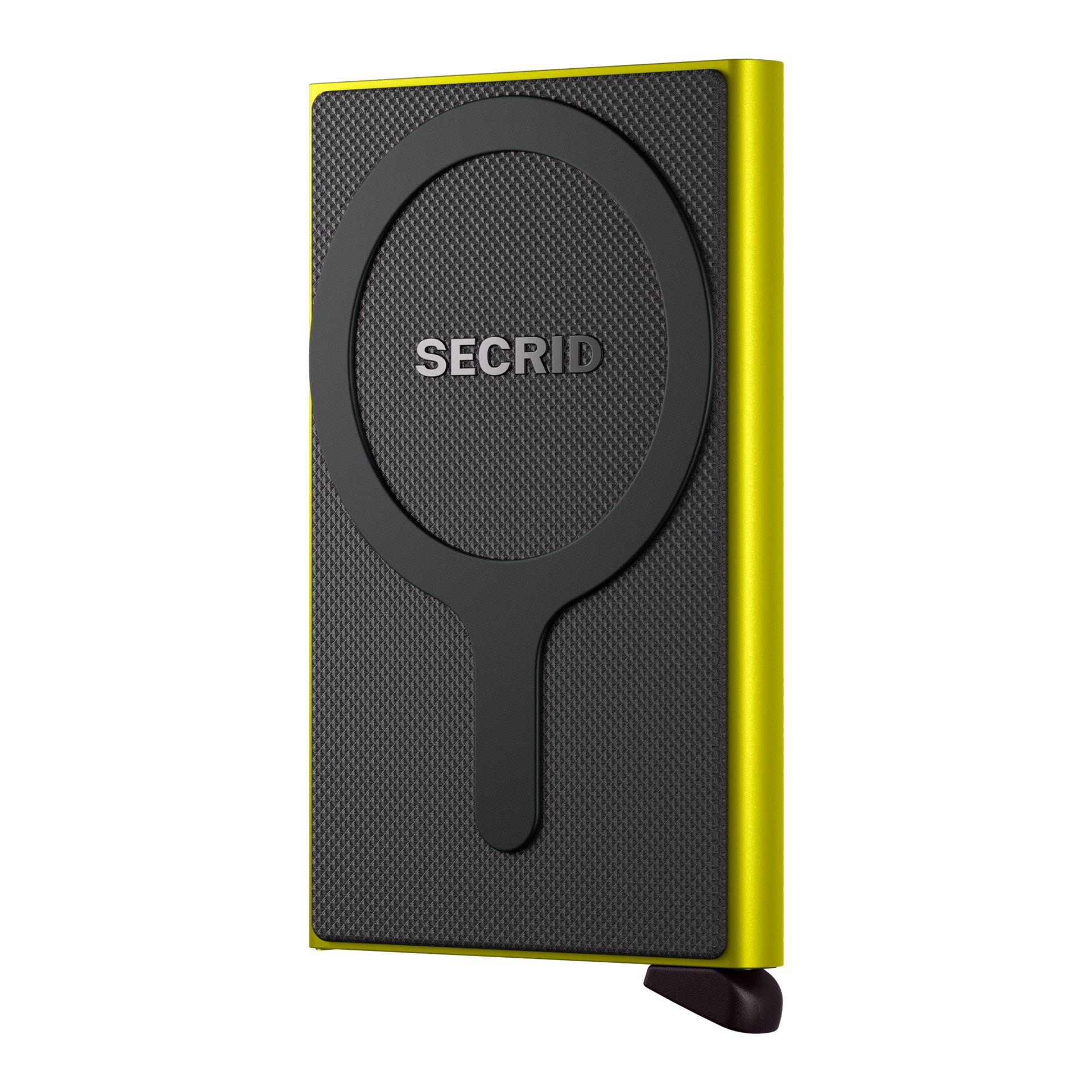 Cardprotector Lime, exterior, portemonnaie, gelb, strukturiert, Secrid