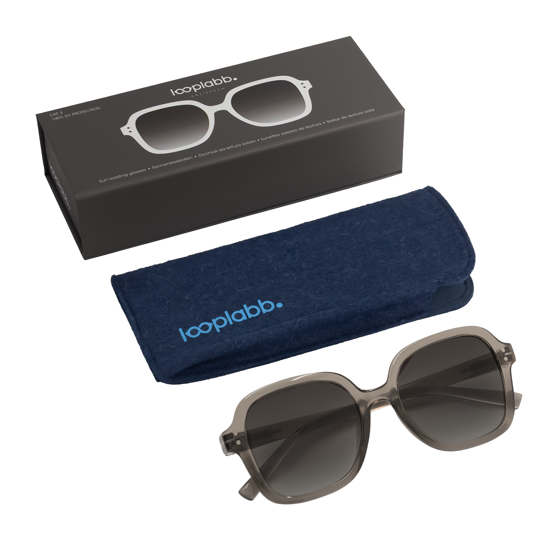 Looplabb Sonnenbrille COLLETTE SUN Crystal Black