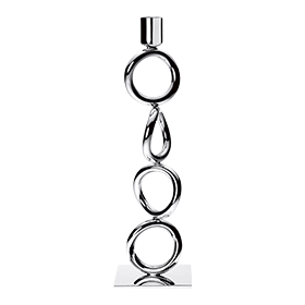 Christofle Vertigo Candlestick Four Rings