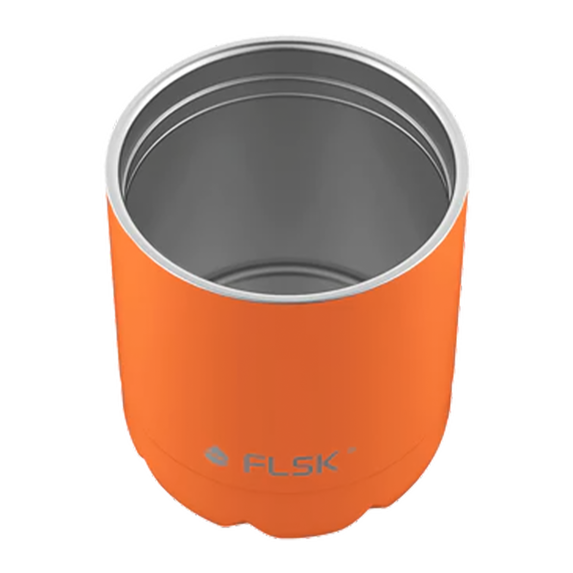 FLSK Trinkflache mit Becher Orange 0.70 l