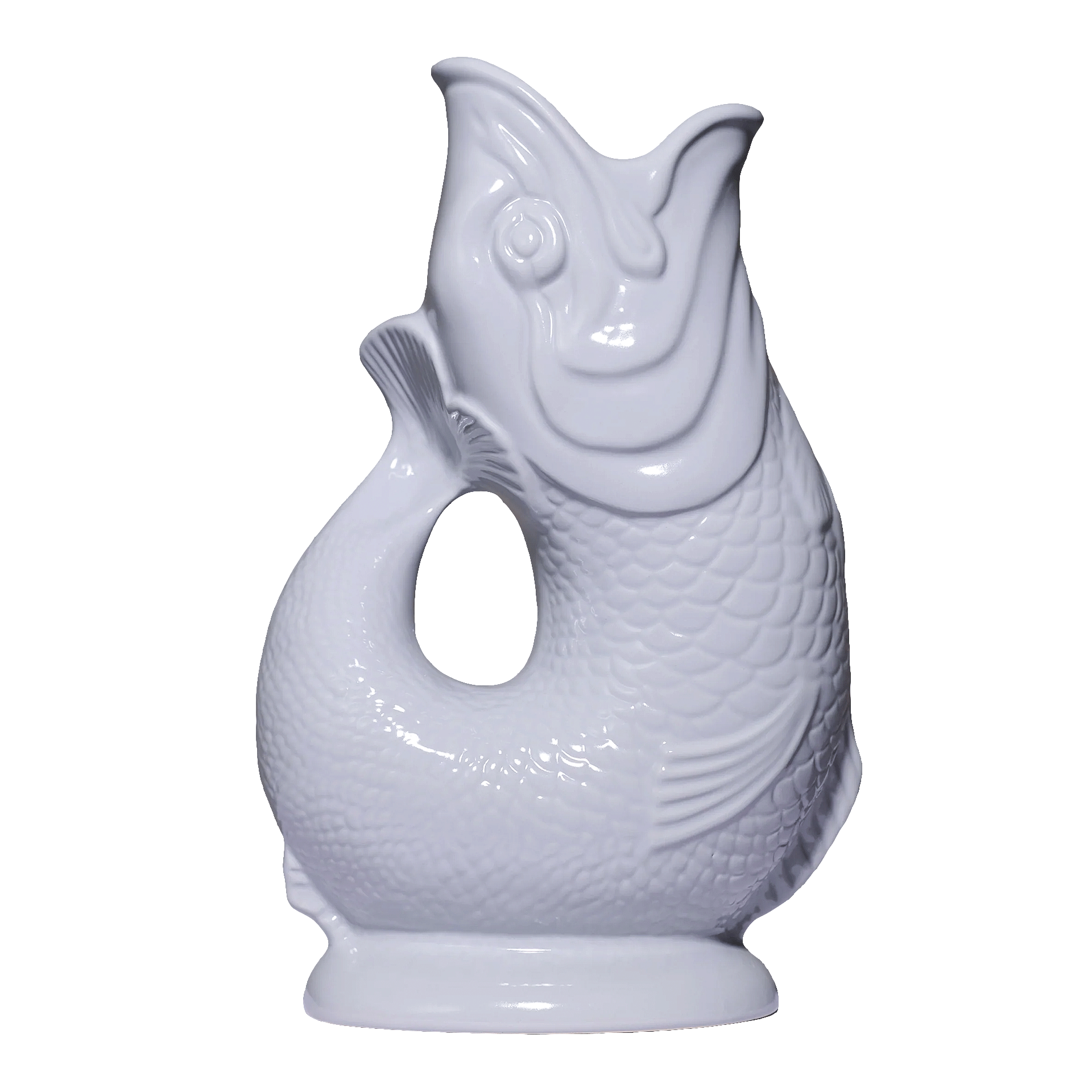 Jug oyster XL 1.20 l, Figur, Becher, Keramik, Kaffeebecher, Fischform