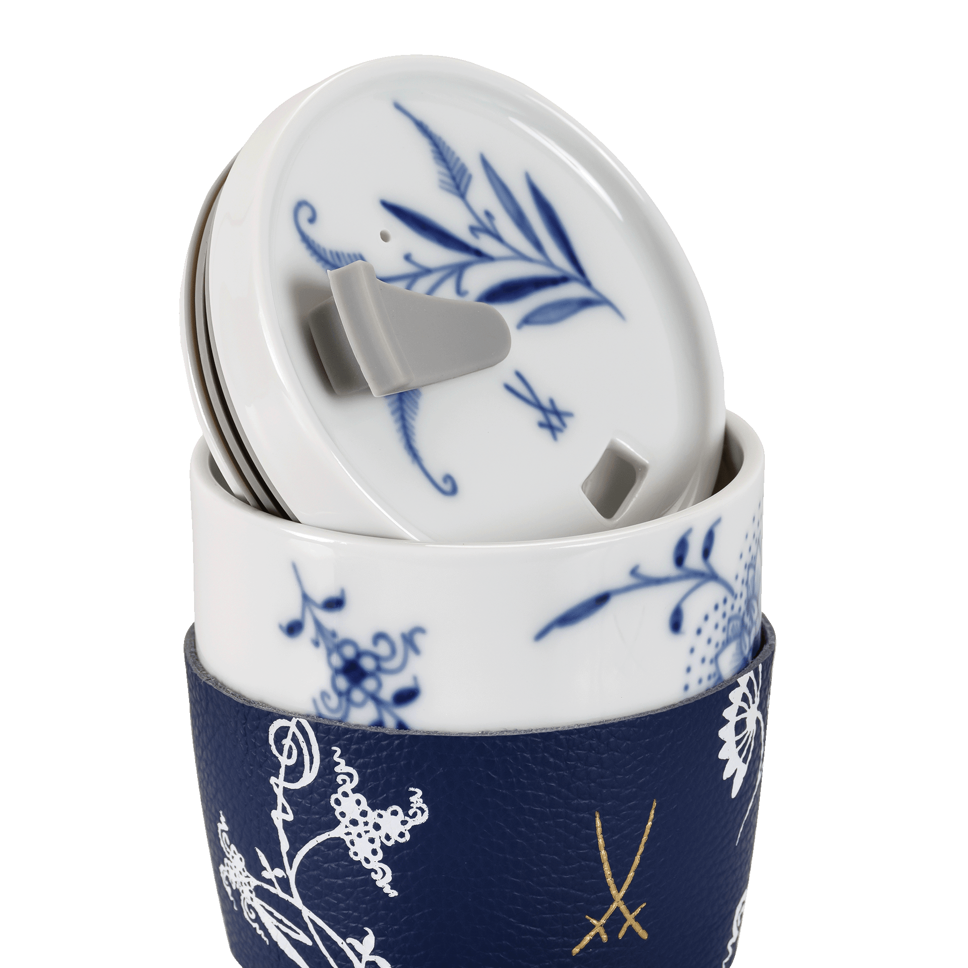 Meissen To-Go Becher Zwiebelmuster