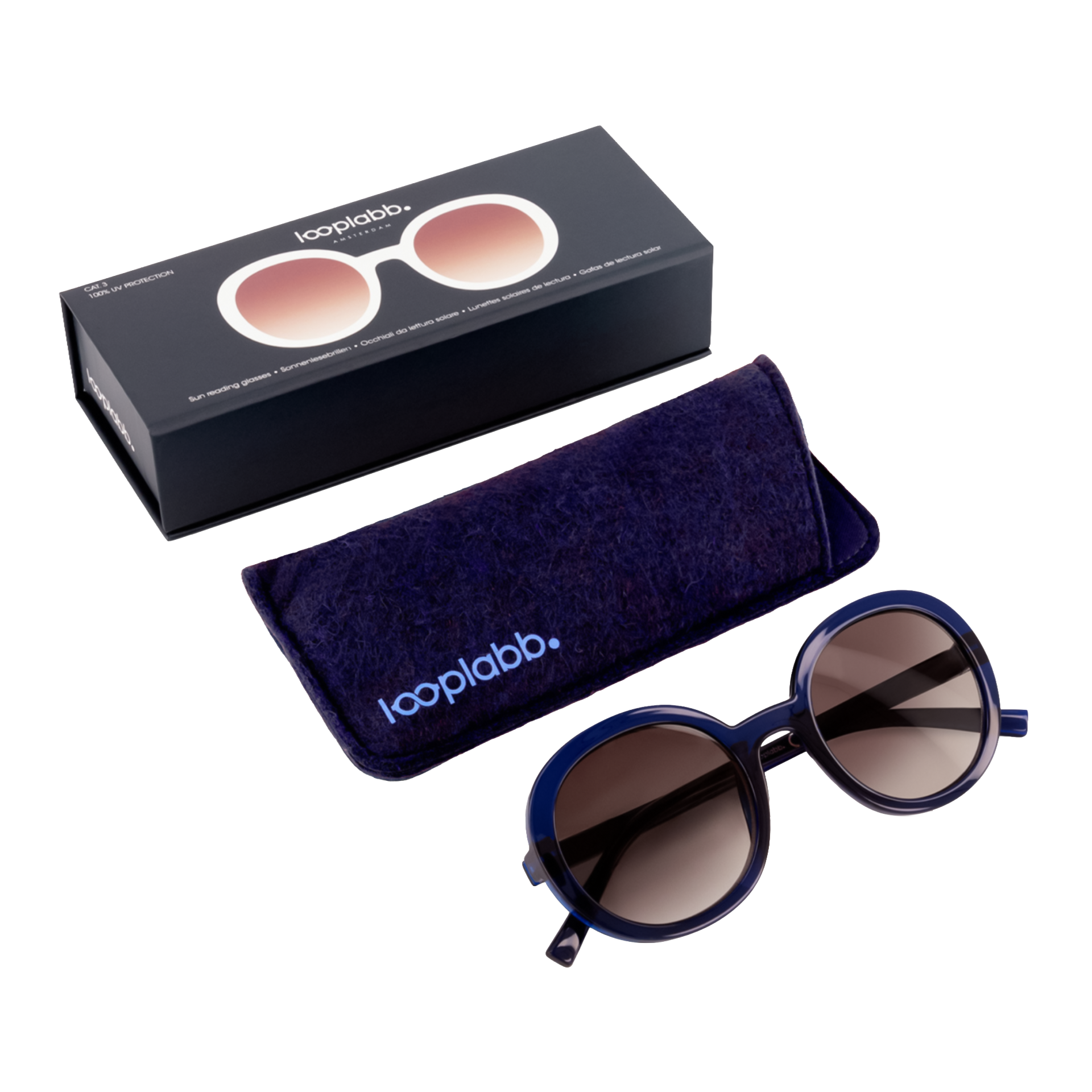 Looplabb Sonnebrille JANE SUN Marine