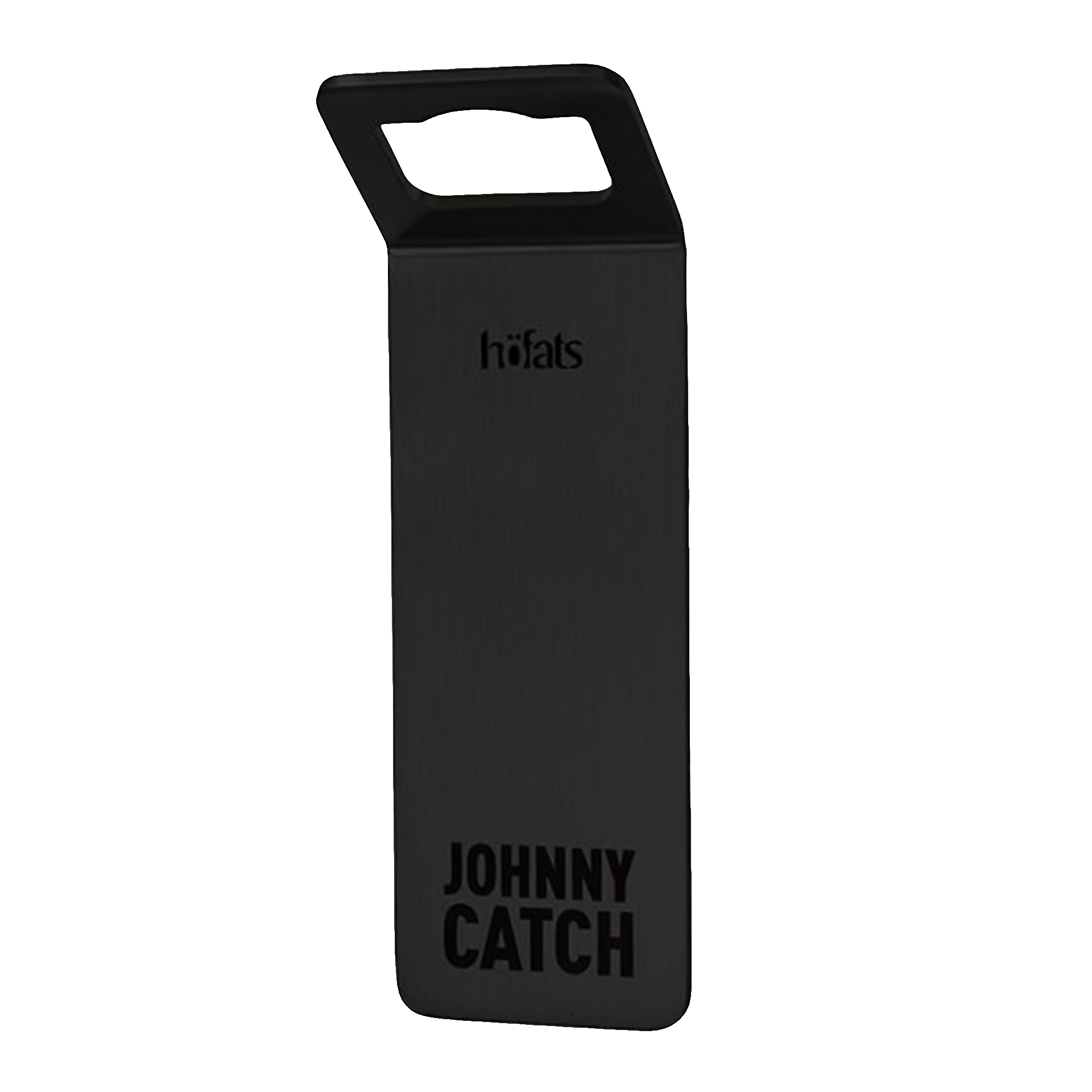 Magnet Bottle Opener Black, Flasche, Flaschenkapsel, schwarz, Metall, Johnny Catch