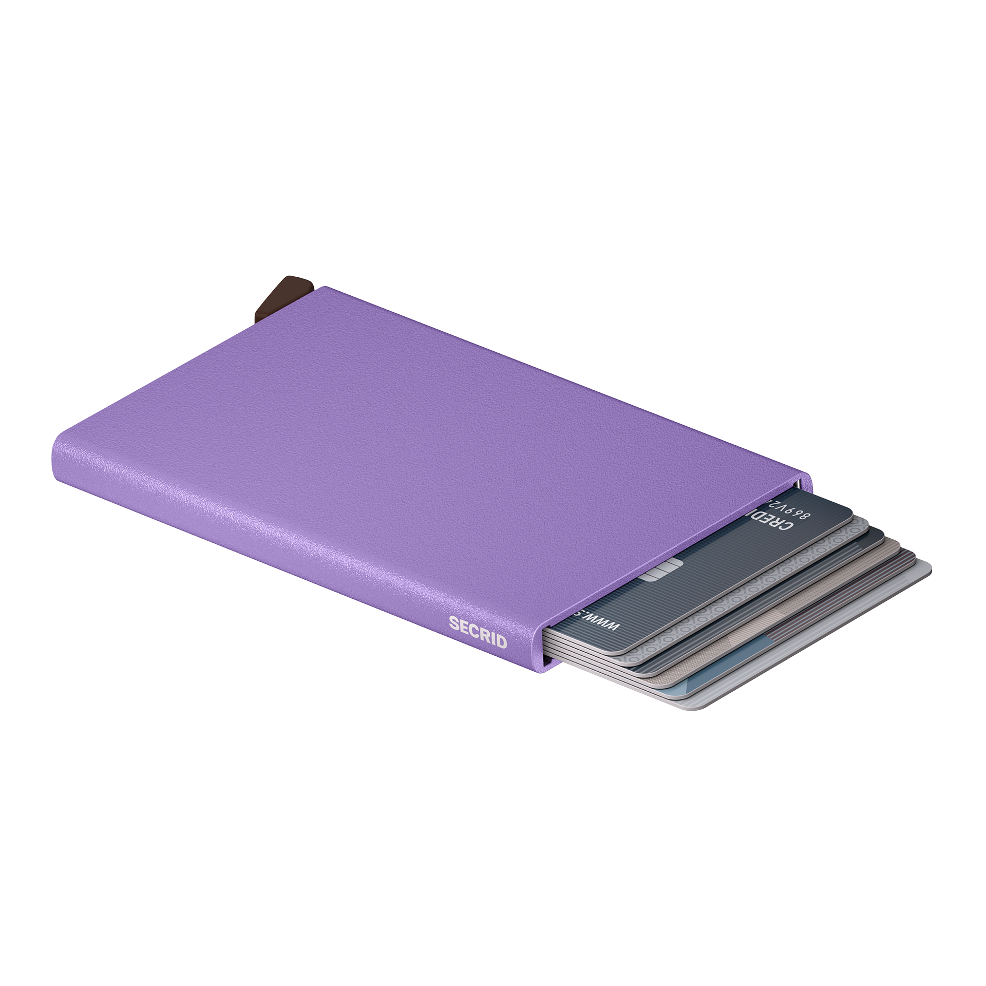 Secrid Cardprotector Powder Lila, Schmaler Geldbeutel, Kartenhalter, Lila, Kreditkarten, Ausziehfach