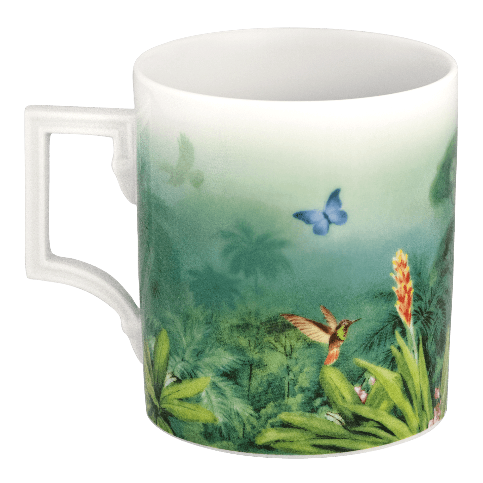 Meissen Amazonas Collection Henkelbecher Kolibris