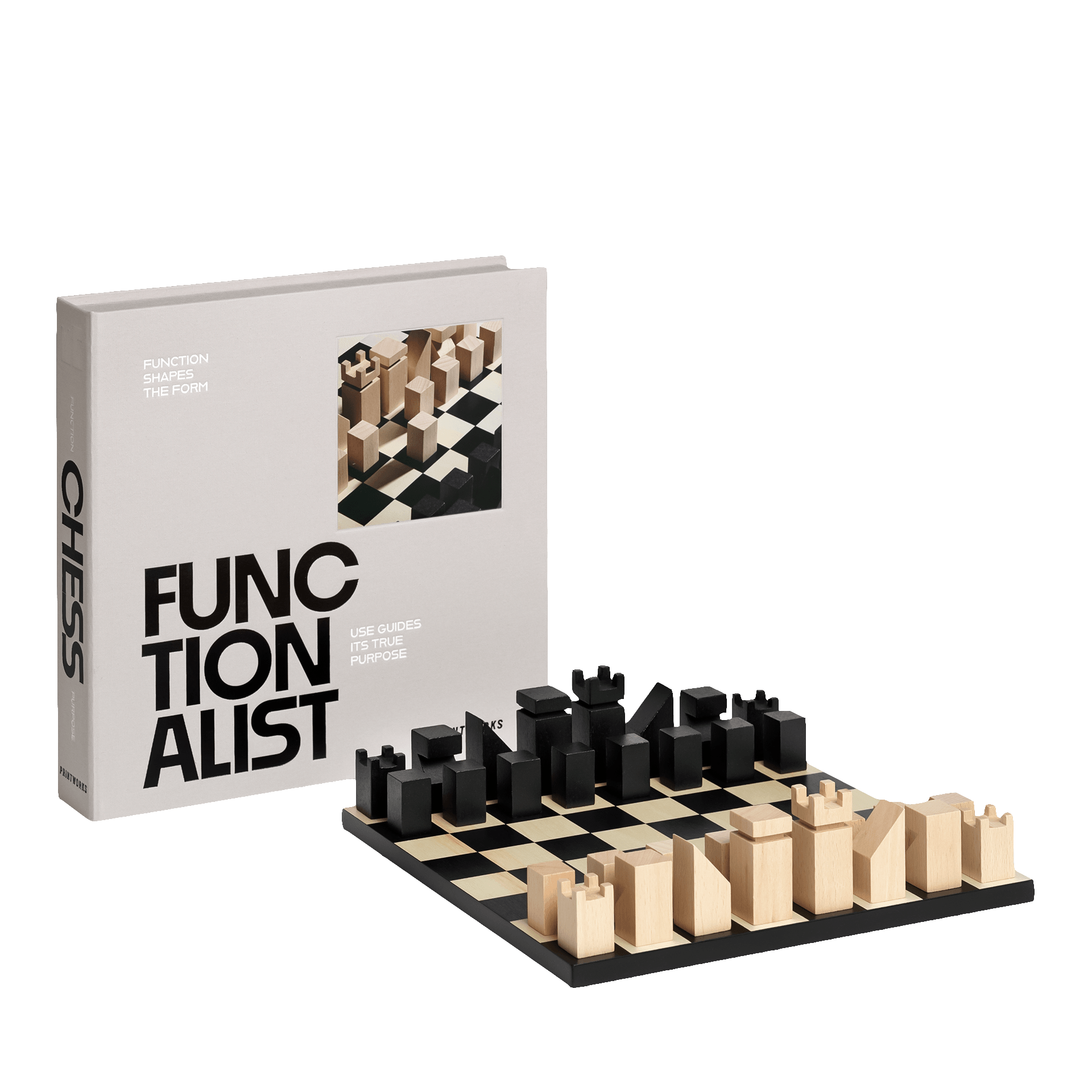 Printworks Wood Chess The Functionist