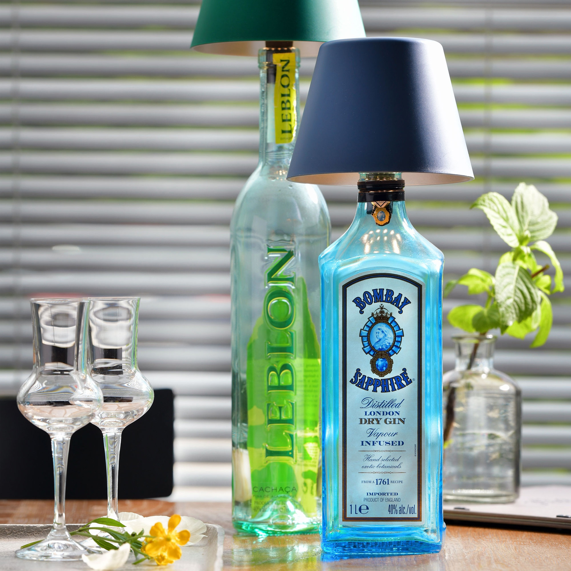 LED Bottle Light Dimmable Blue