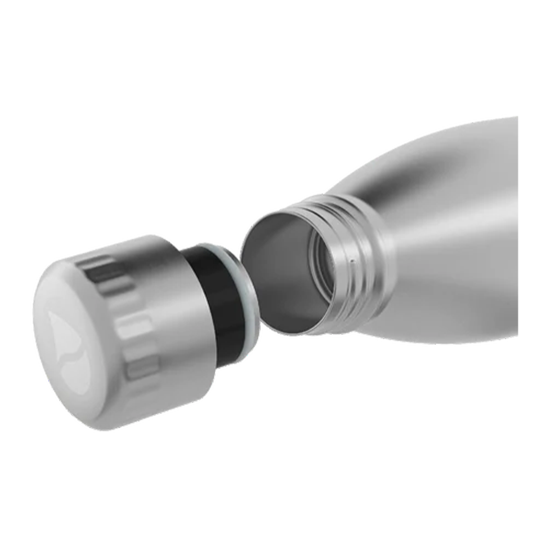 FLSK Trinkflache mit Becher Edelstahl 0.70 l