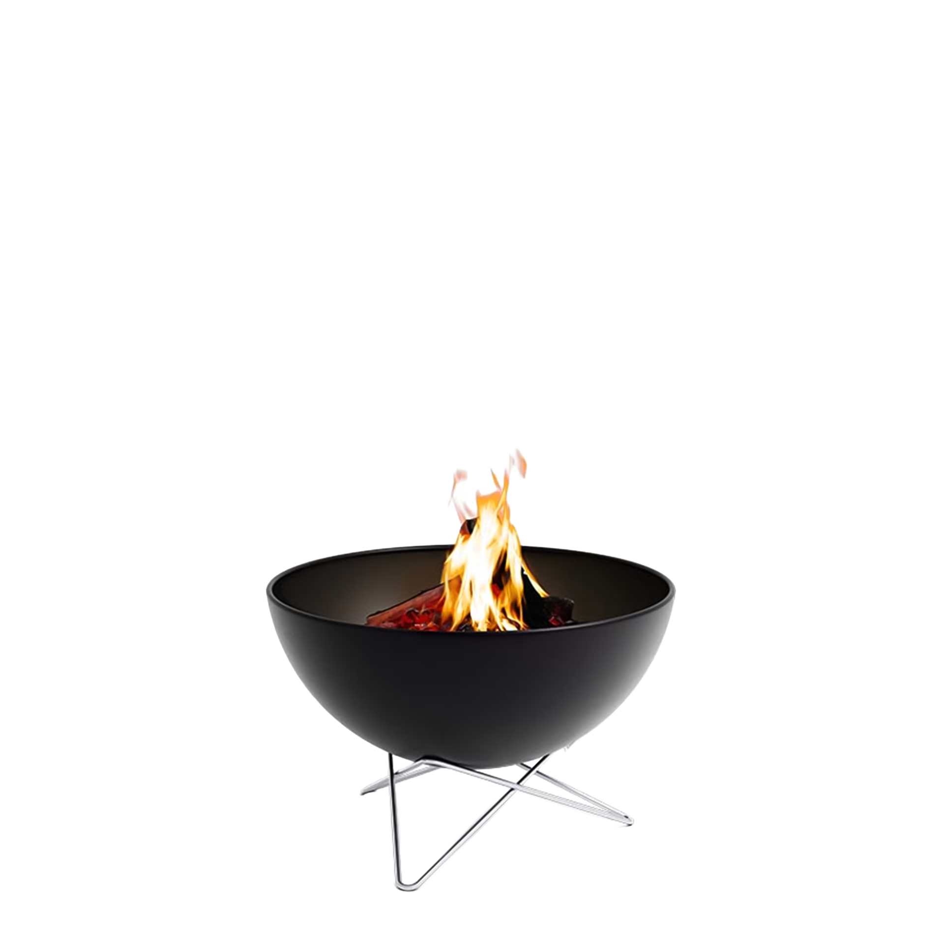 Fire Bowl 57 with star stand, Feuerkorb, Schale, Feuerbrunnen, Outdoor, Kamin