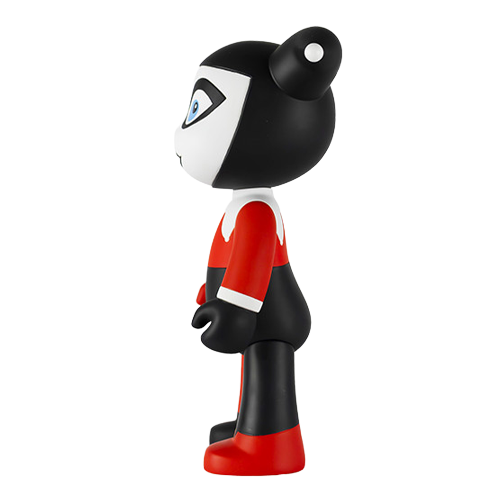 Harley Quinn 25 cm, Panda Figur, Spielzeugfigur, Gummi/Plastik, Rot-Schwarz, Gehäuse/Skulptur