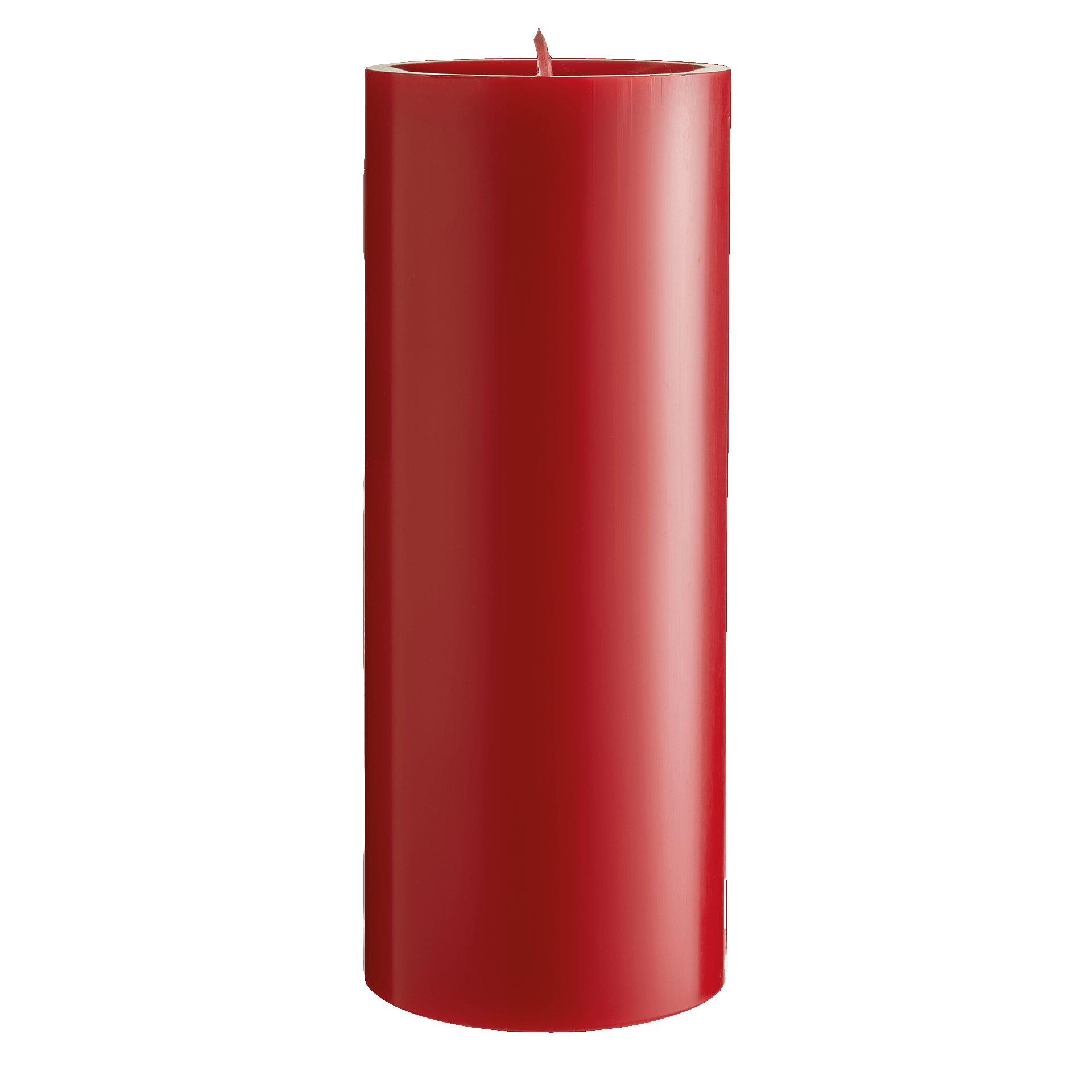 ENGELS ORIGINAL Stumpenkerze Zinnober 20 cm