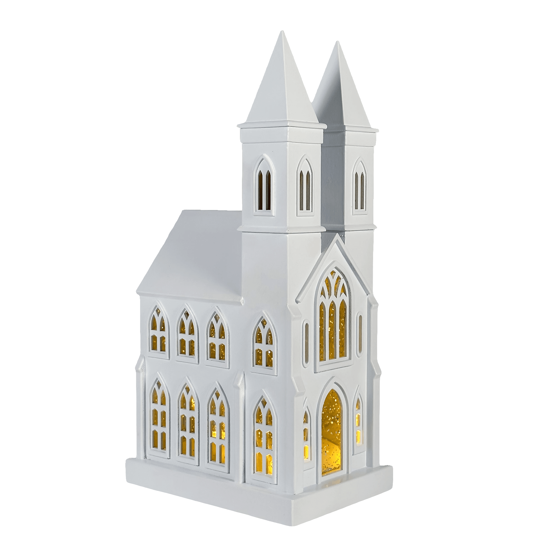 Sompex LED Dekolampe Kirche weiß