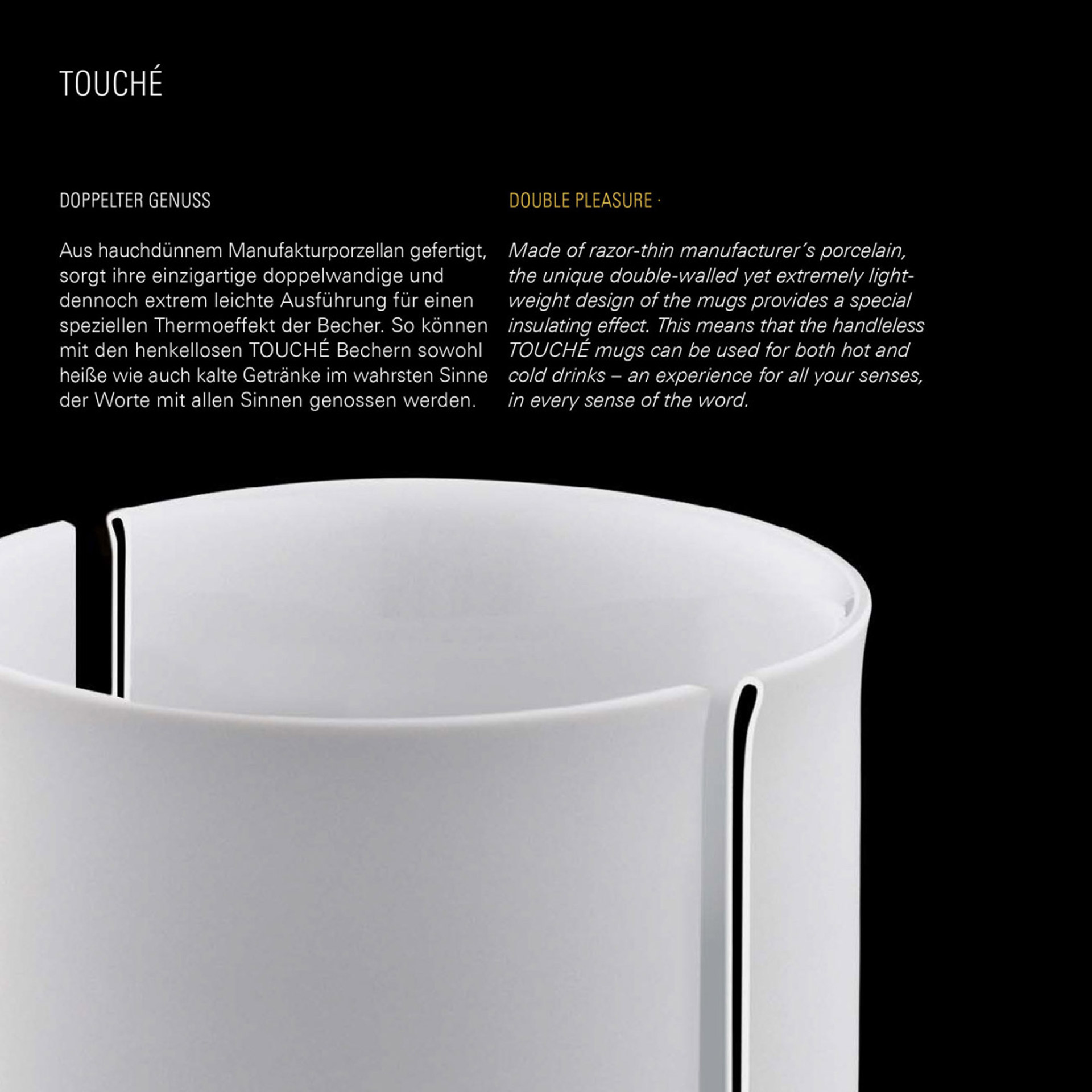 FÜRSTENBERG Becher Tiger TOUCHÈ ZODIAQUE 0,20 l