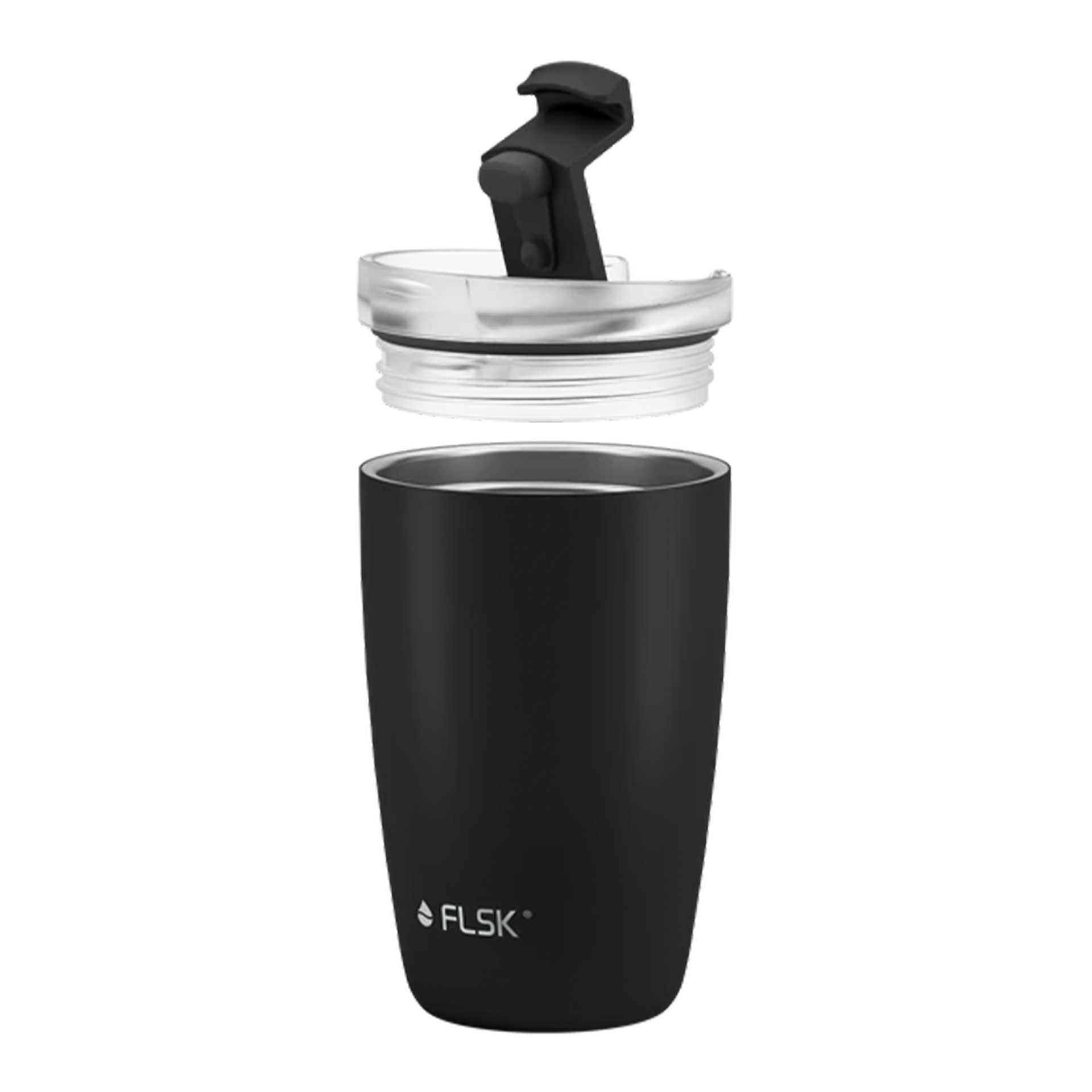 FLSK Coffee To Go Becher Schwarz 0,35 l
