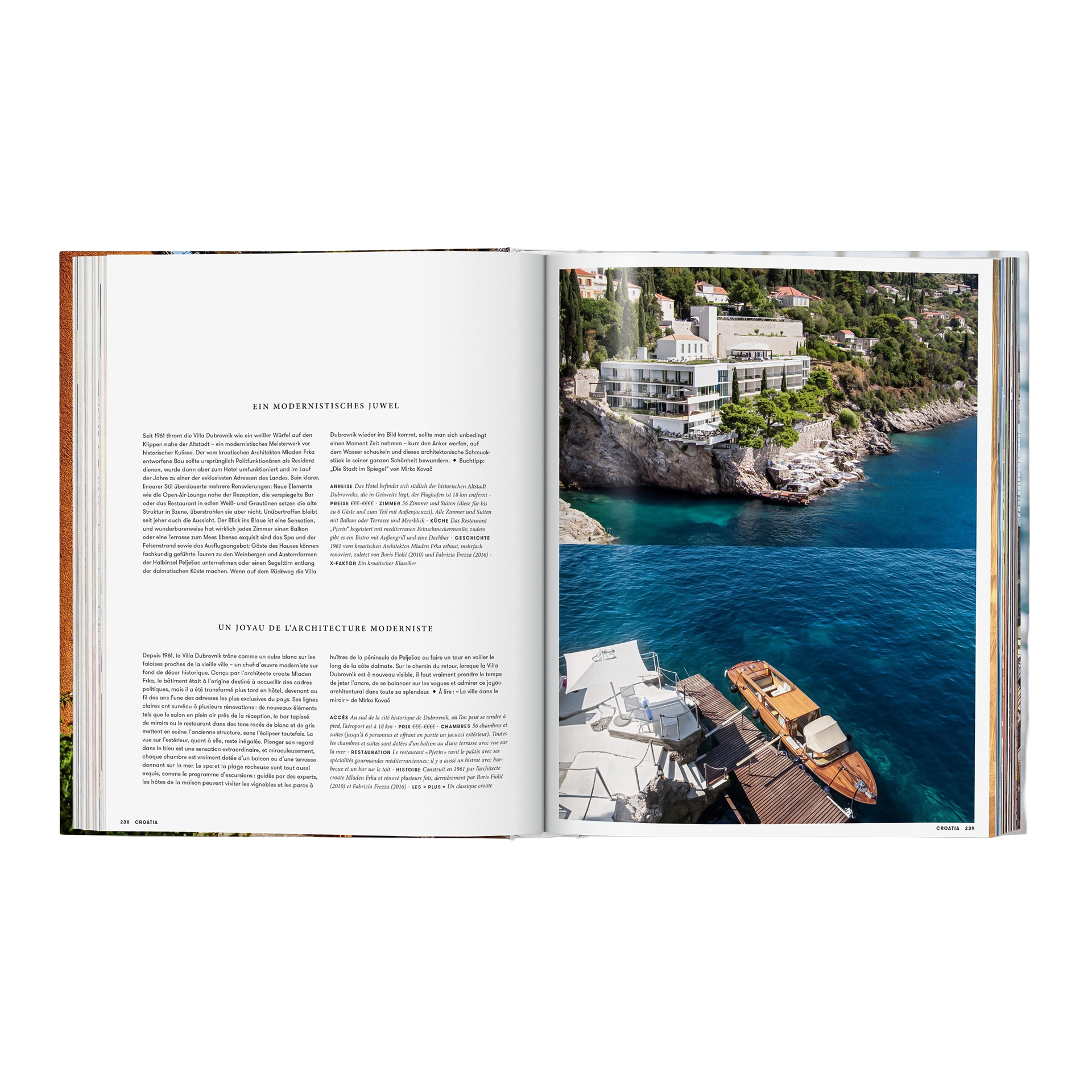 Coffee Table Book Great Escapes Mediterranean, Küste, Villa, Küstenlinie, Boote, Fotobuch