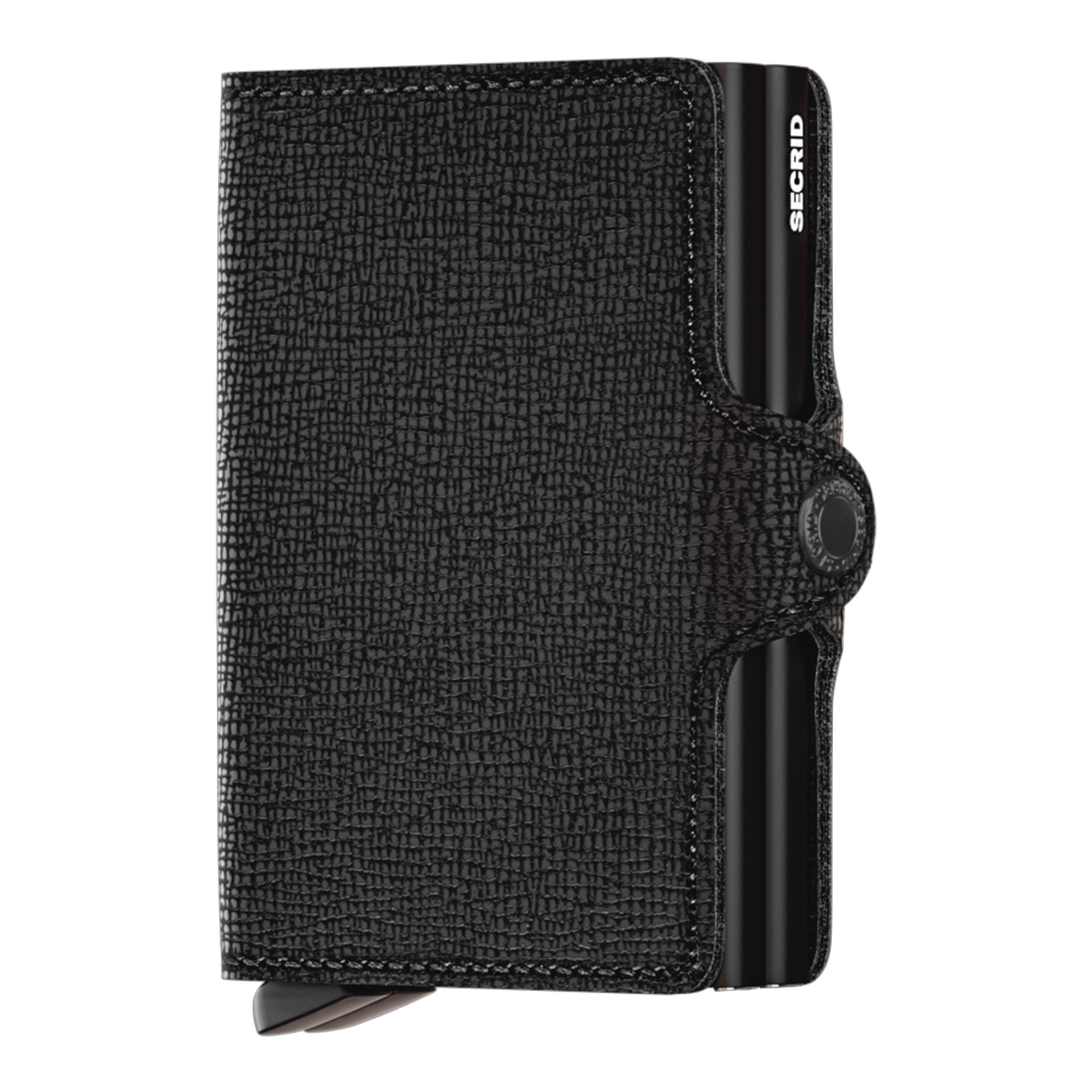 Twinwallet Black, wallet, card holder, schwarz, leder, gefaltet