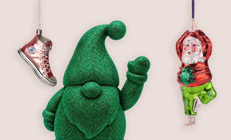 Weihnachtsdeko bei LIVOSY - Mit einem Augenzwinkern