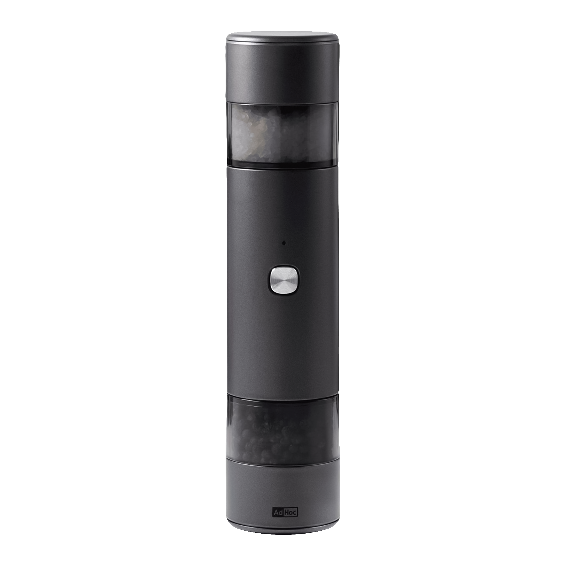 Electric Salt- &Pepper- Doublemill Dark Grey, Kaffeemühle, Elektrische Mühle, Körner, Drehknopf, Nuss-/Kornmühle