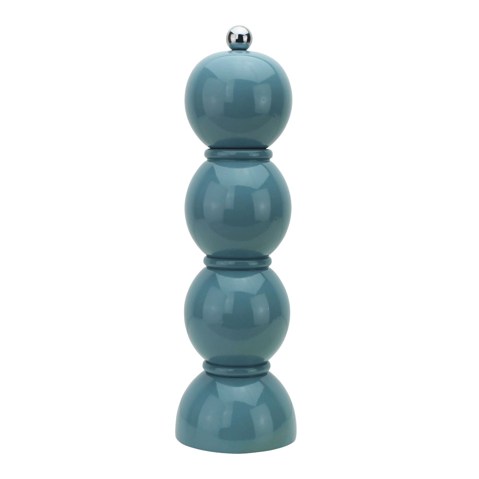 Salt- Pepper Mill chambray 24 cm, pfeffermühle, blau, gestapelte kugeln, fein, küchenzubehör