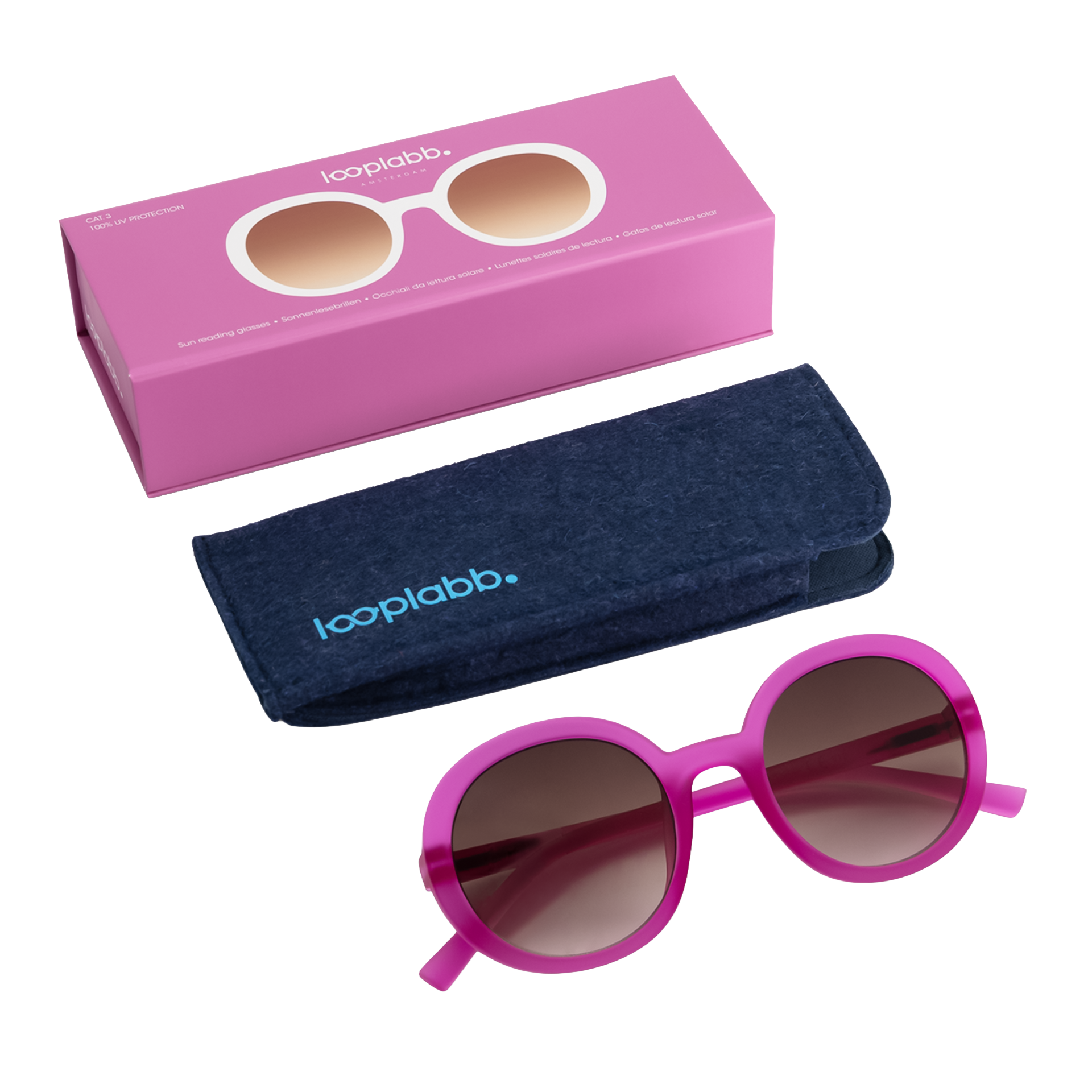 LoopLabb Sonnenbrille JANE SUN Hot Pink