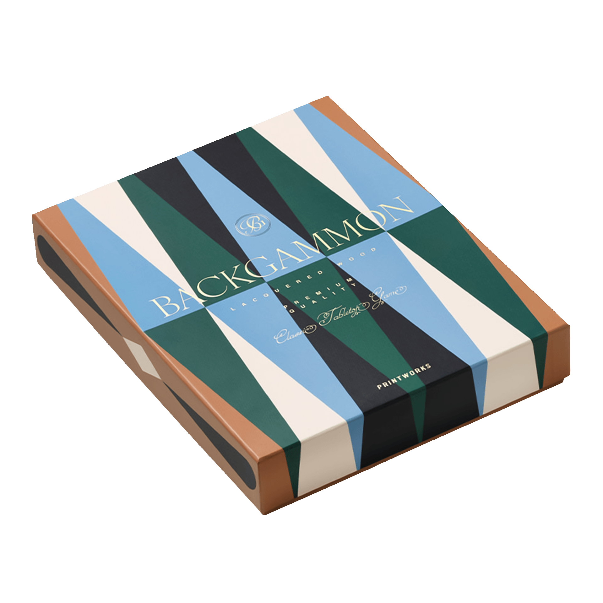 Backgammon Lackiert Braun