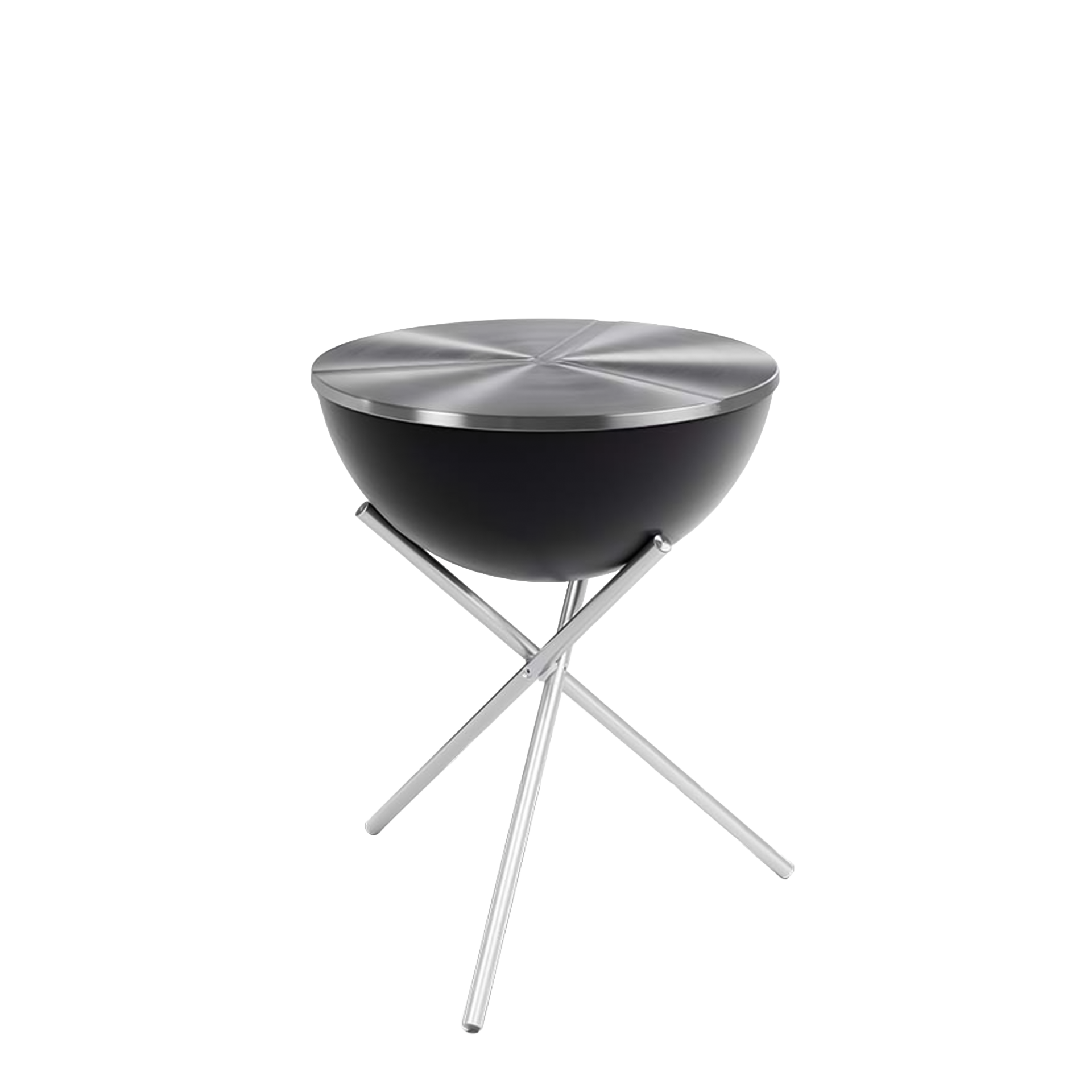 Lid 57, Barstool, Stool, Schwarz, Metall, Rund