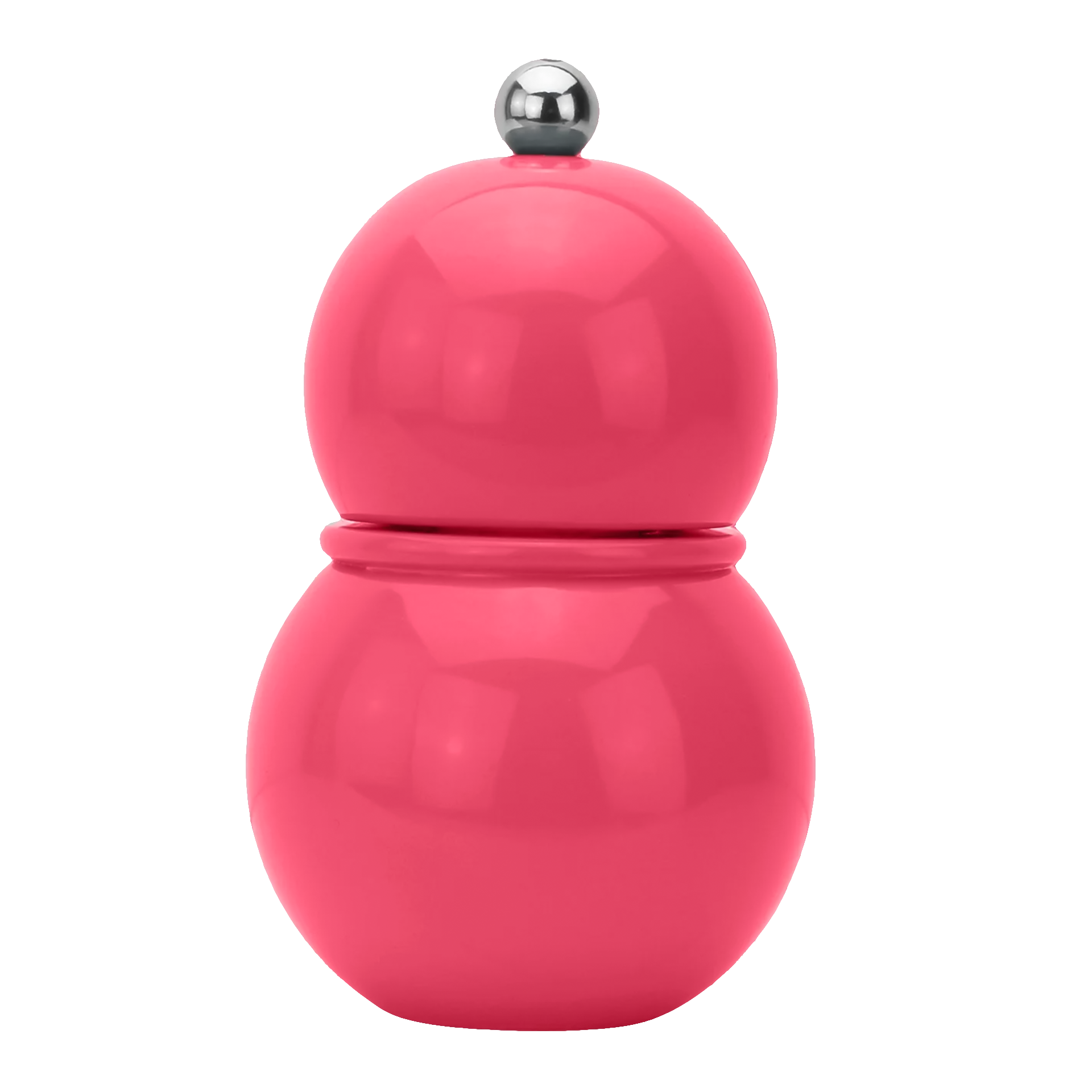 Salt- Pepper Mill watermelon 12 cm, pink, perle, kugel, flasche, pink
