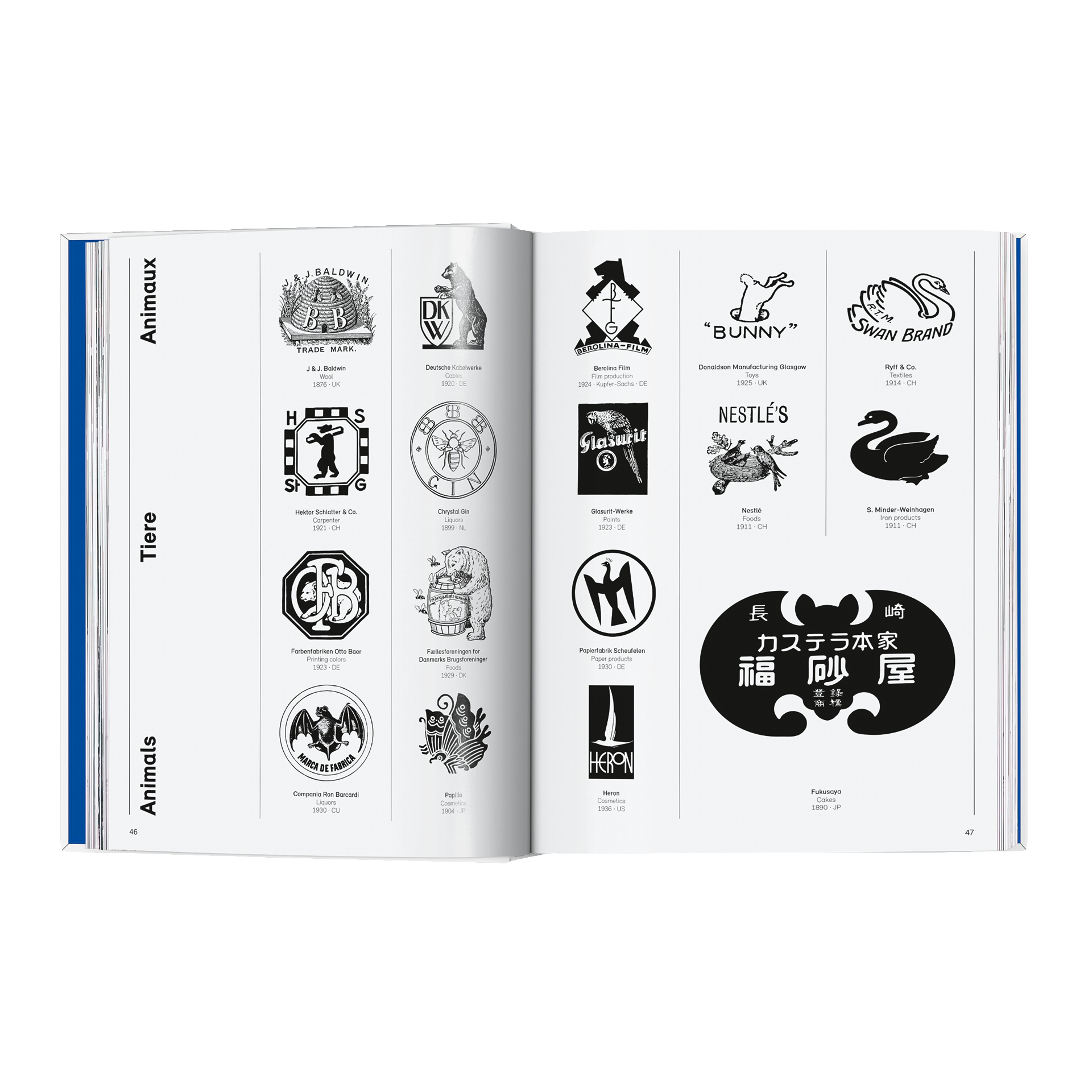 Coffee Table Book Logo Beginnings. Logo Modernism, logo, embleme, diagramme, monochrom, kollektion