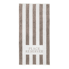 Place Reservee Beach Towel Sand