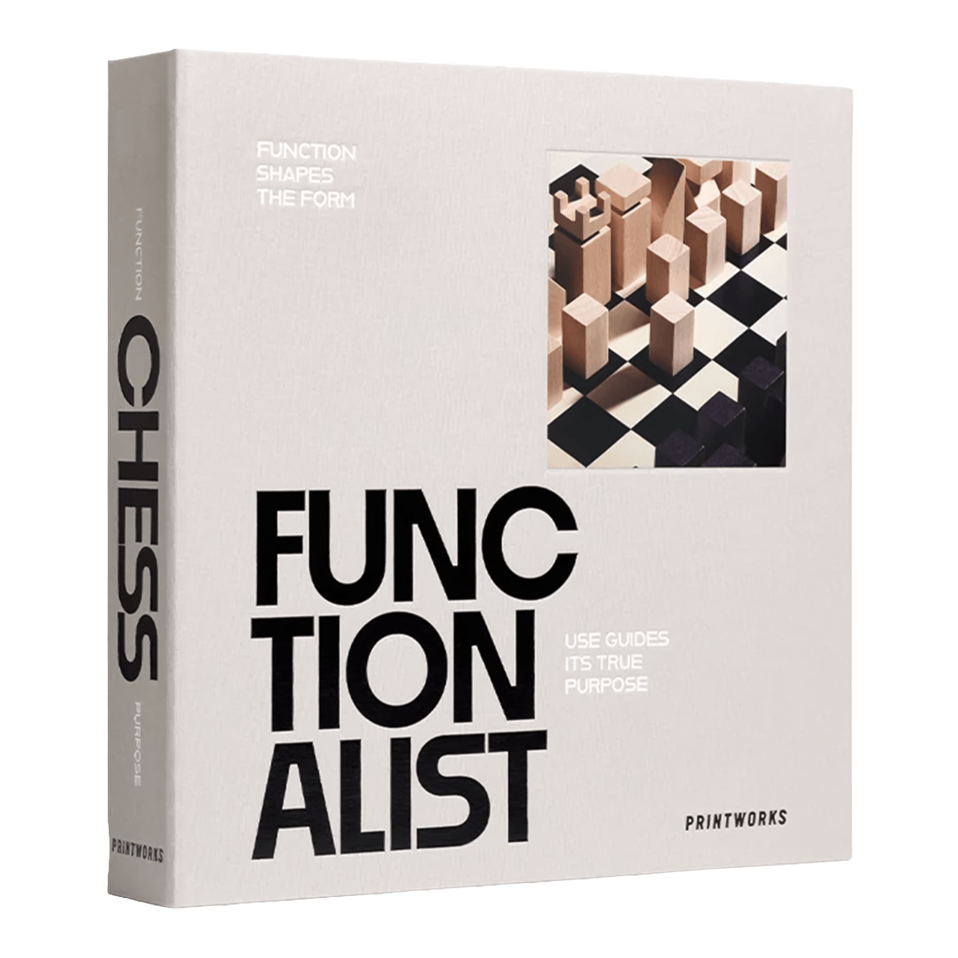 Printworks Wood Chess The Functionist