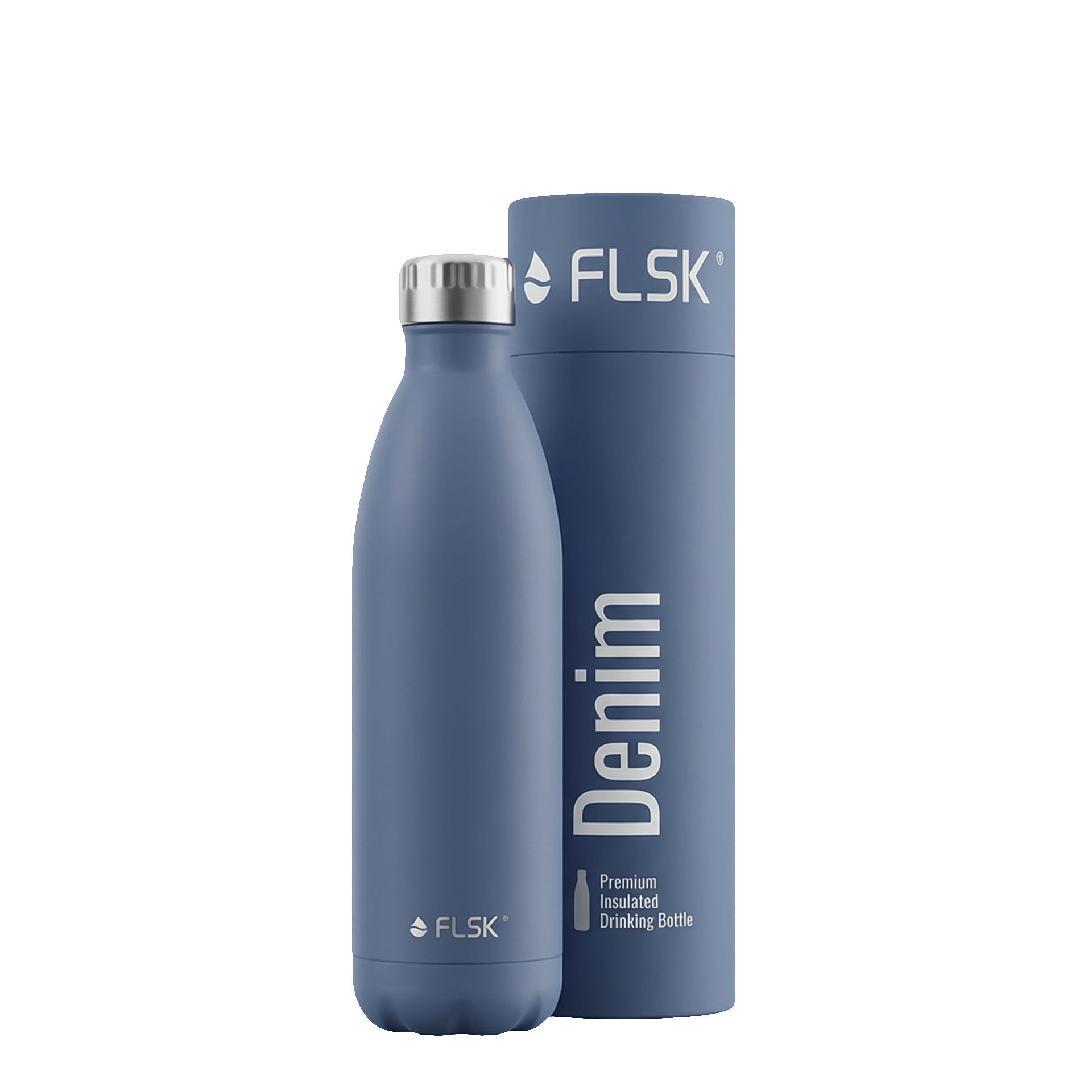 FLSK Trinkflasche Denim 0,50 l