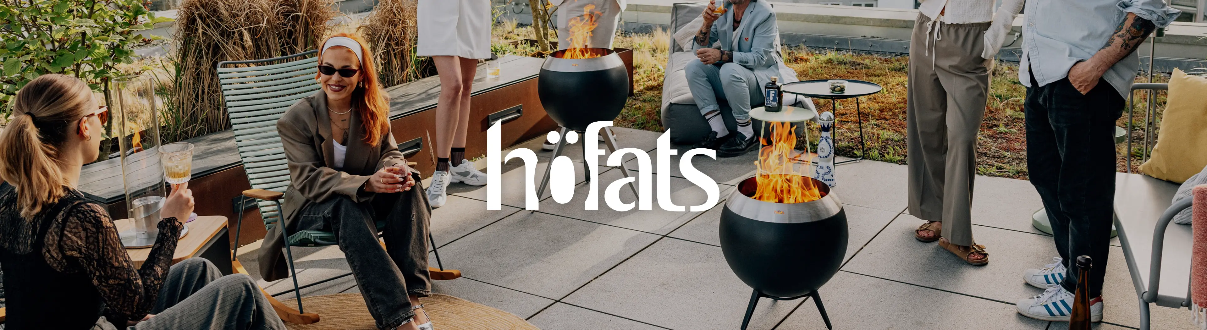 Höfats Tischfeuer, Grills und Zubehör für die Terrasse bei LIVOSY