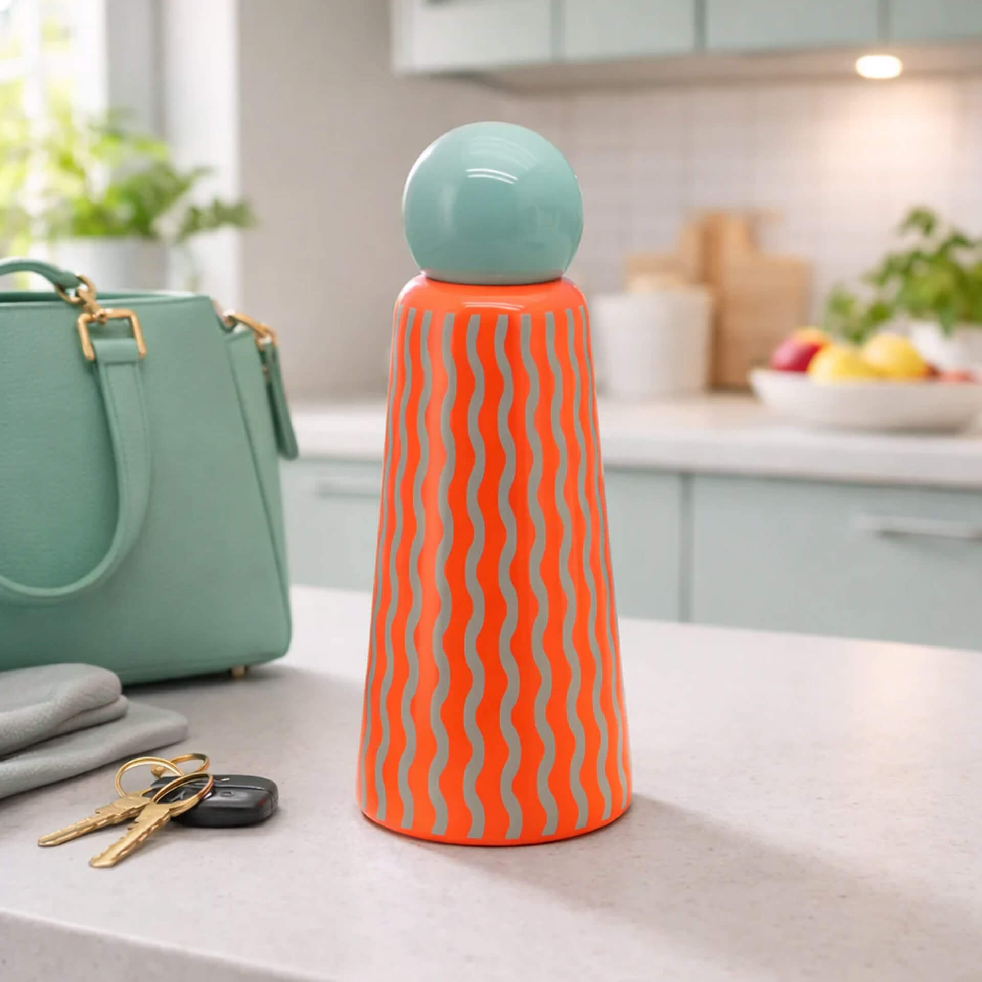Lund Design House Skittle Trinkflasche coral & mint