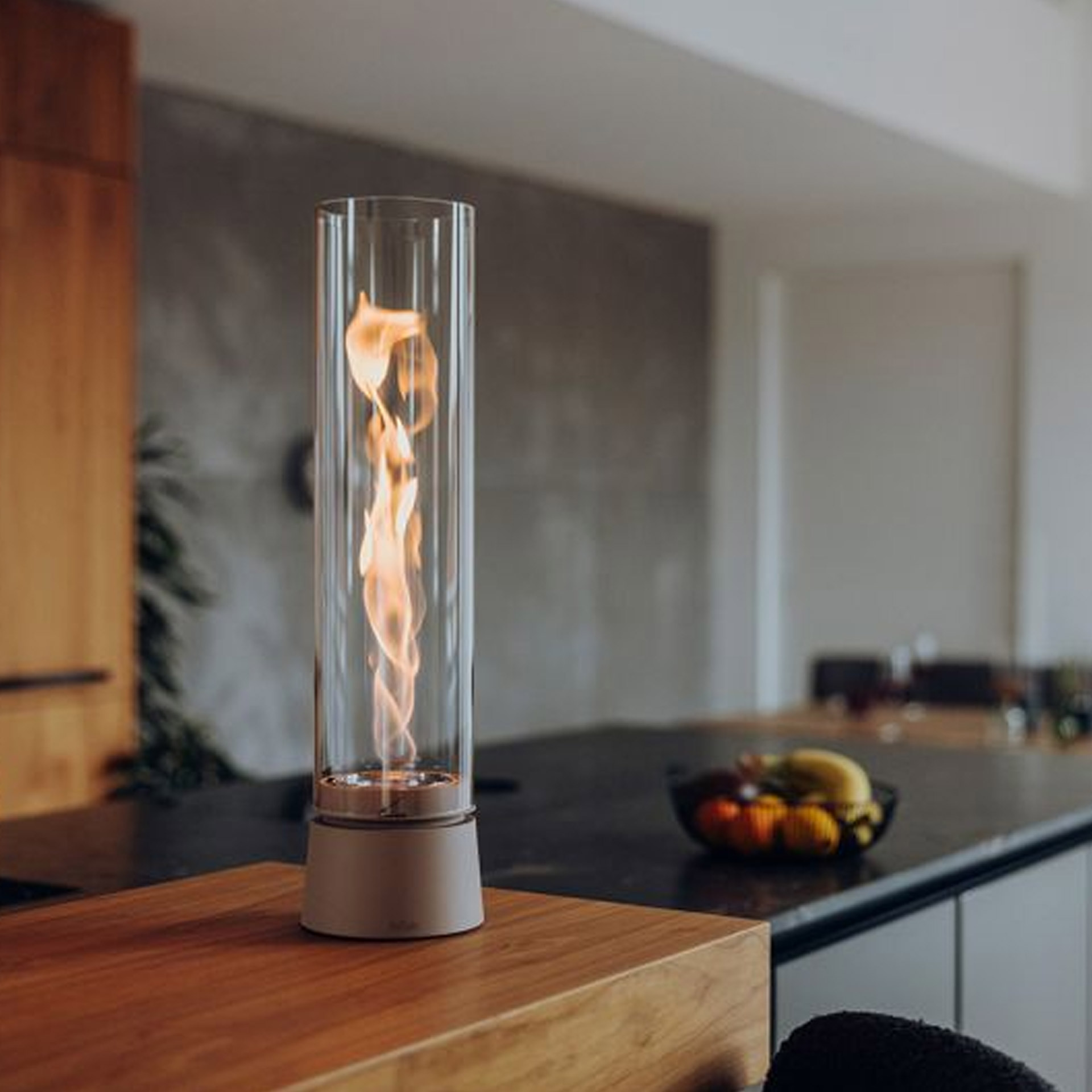 Tabletop Fireplace 1200 Sand, Lampe, Tischlampe, Flamme, Dekoration, LED?