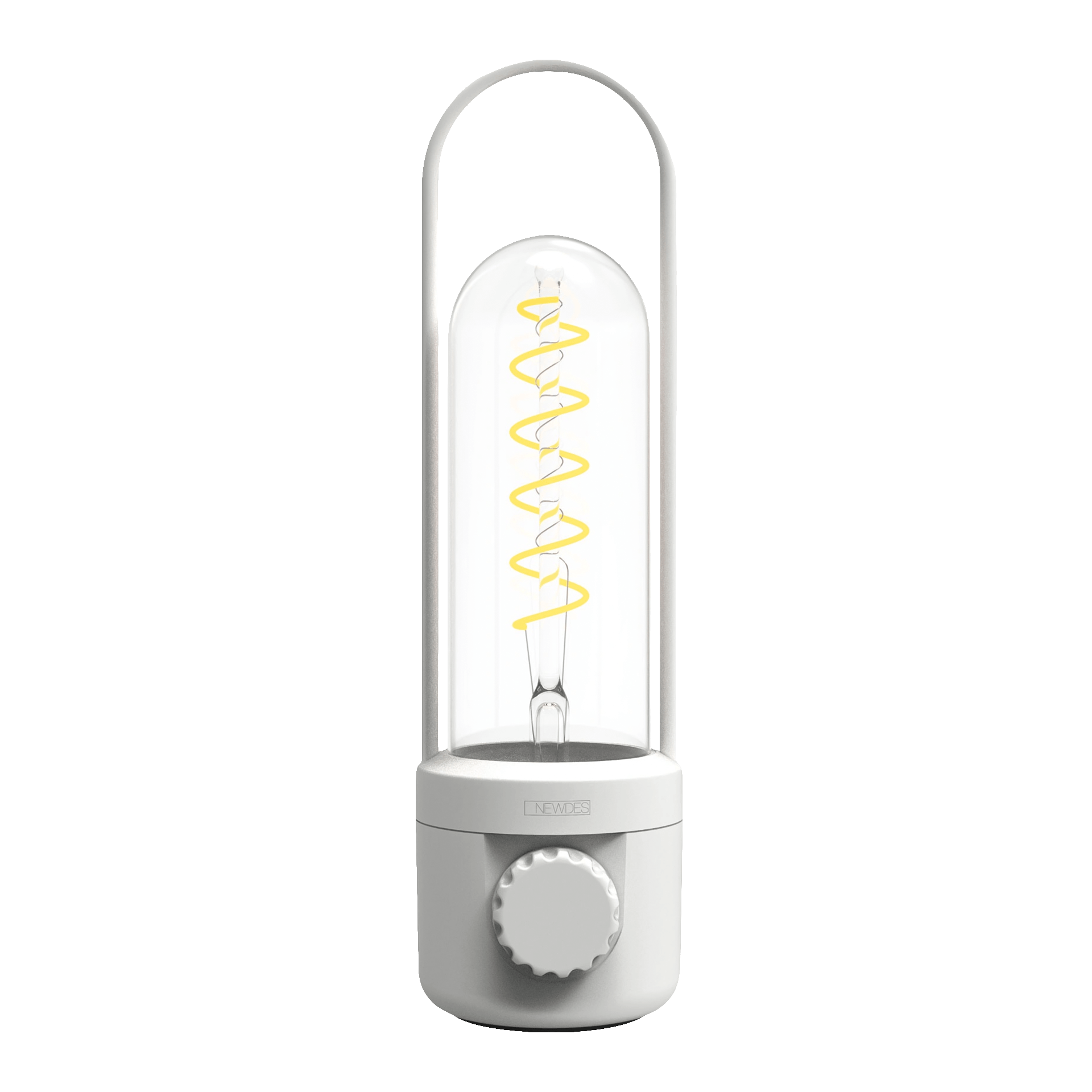 Newdes Outdoorleuchte COIL weiß