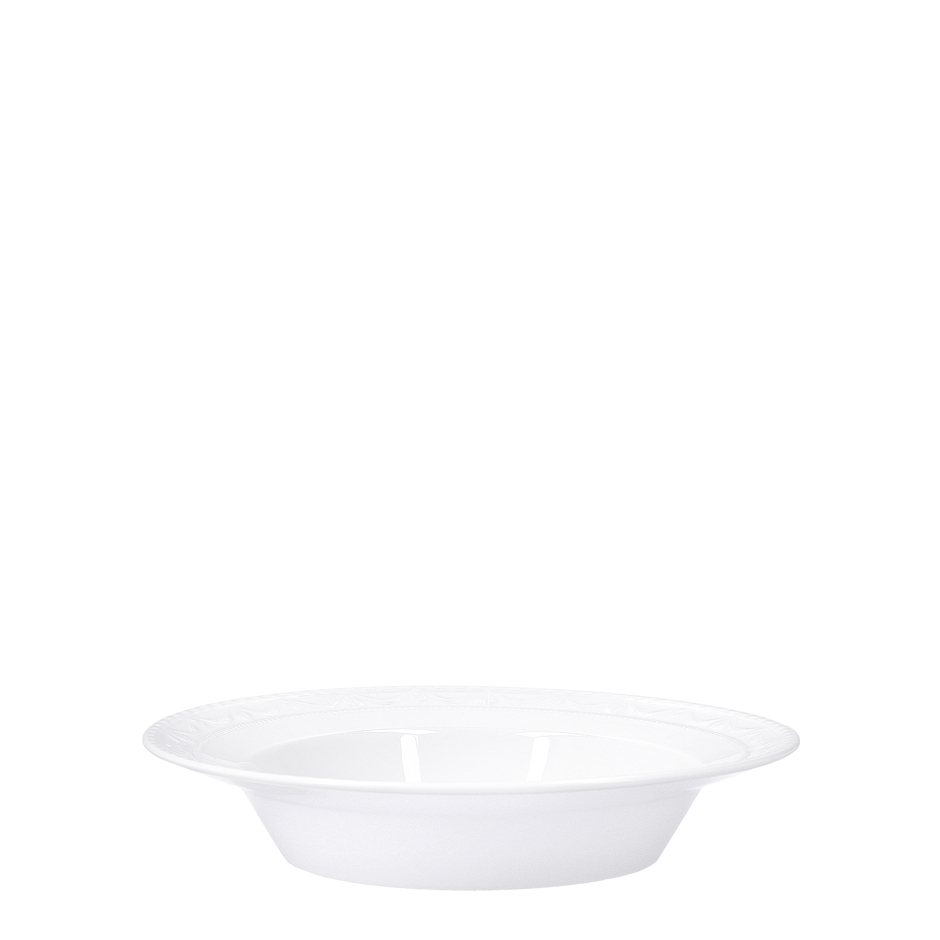 Soup Plate 25 cm, Schüssel, Suppenteller, Porzellan, Weiß, Teller