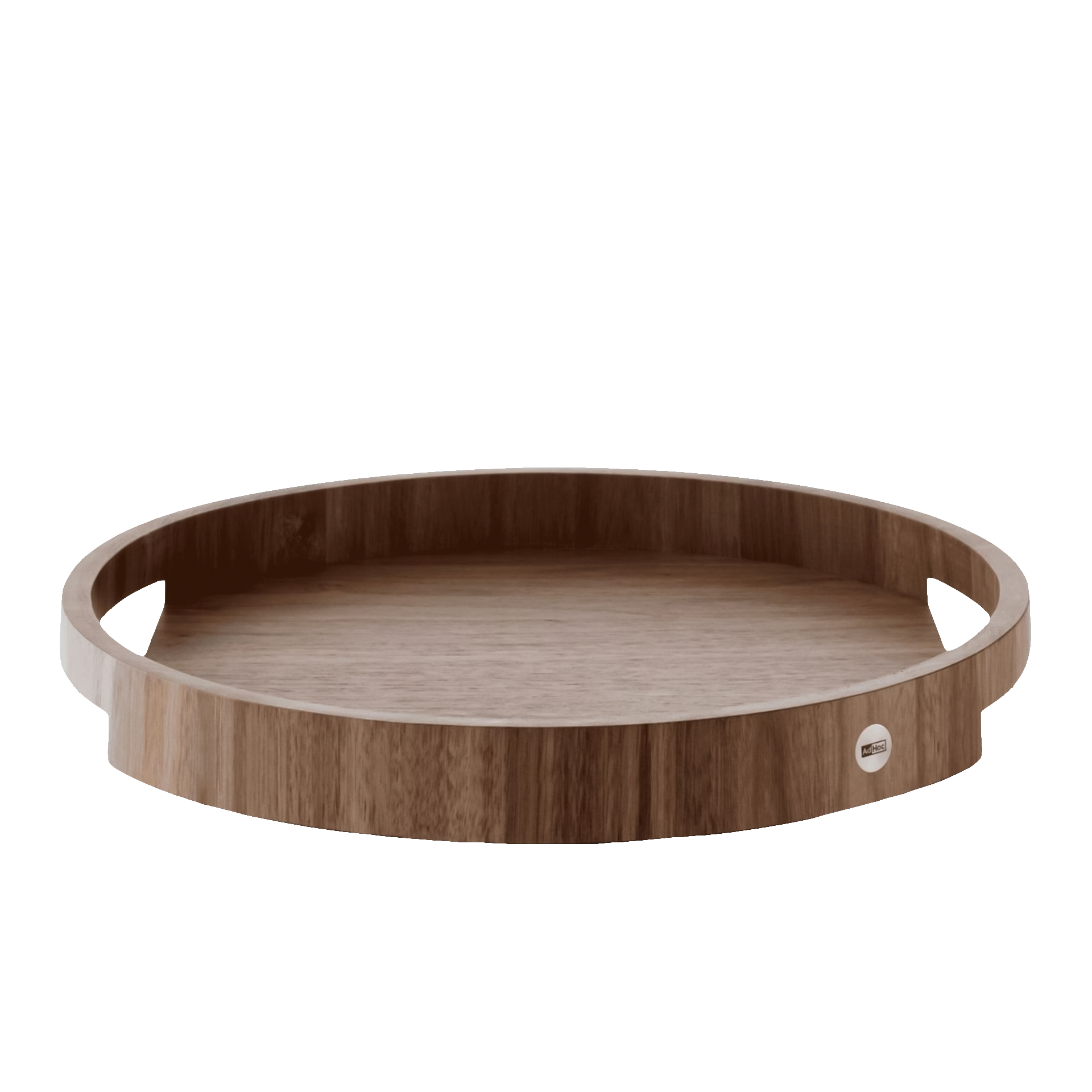 Serving Tray Round 50 cm, rundletablett, holz, holzoptik, runde ablage, untersetzer tray