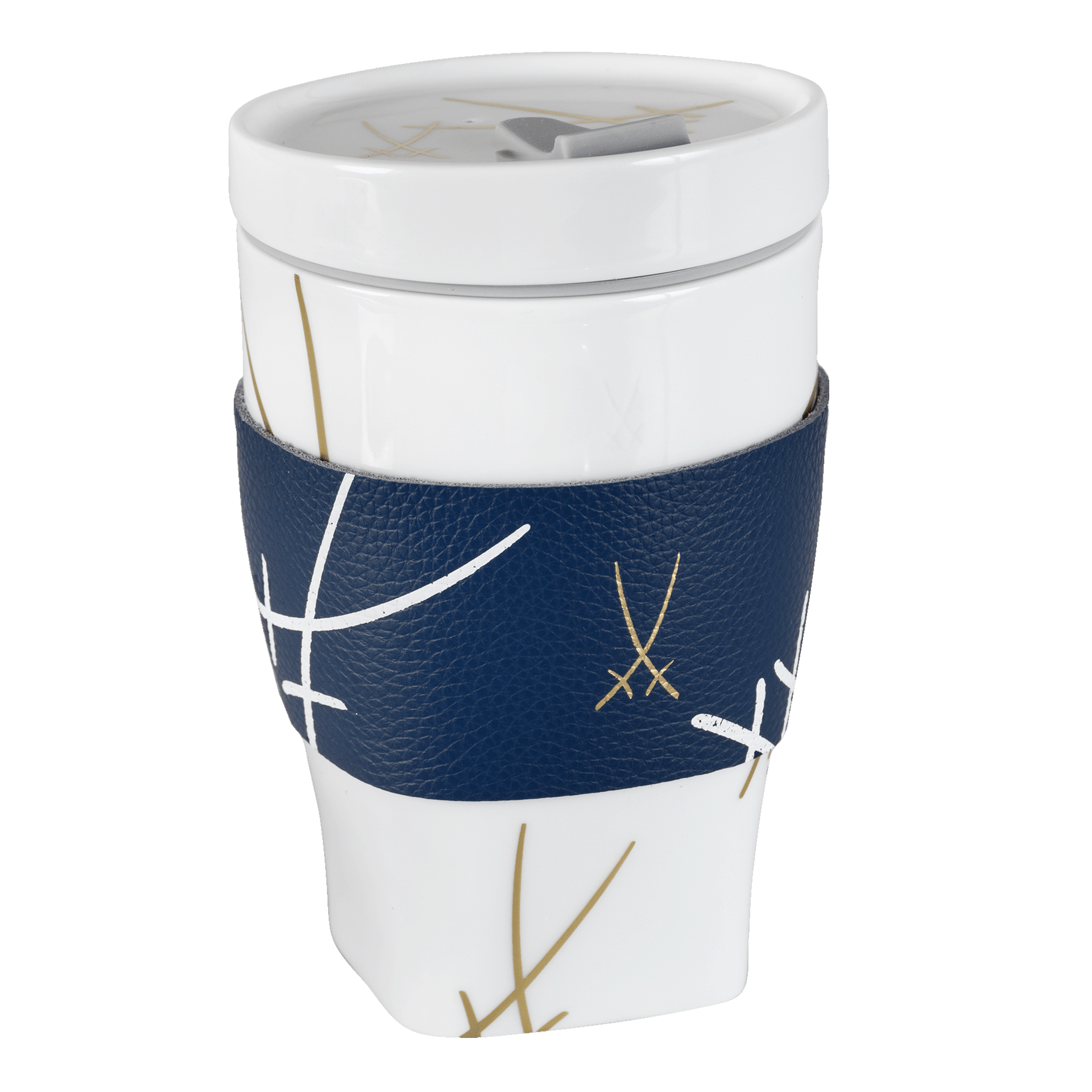 Meissen To-Go Becher Swords
