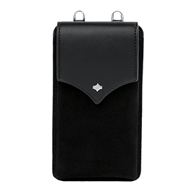 Any Di Phone Pouch Black Silver