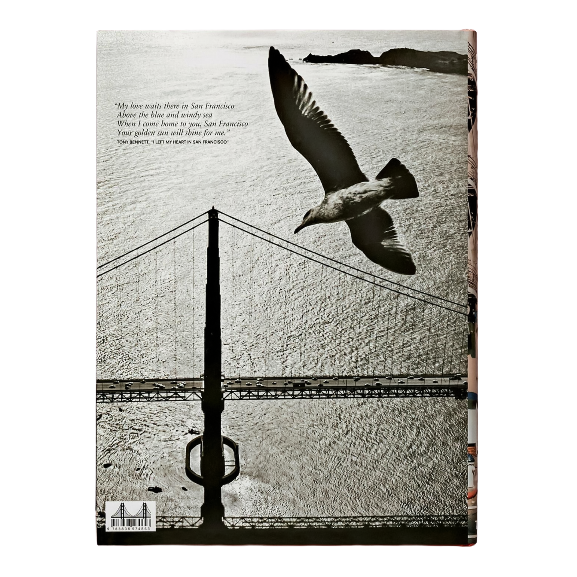 Coffee Table Book San Francisco, Falter, Brücke, Seefahrt, Grau-Schwarz, Fotografie