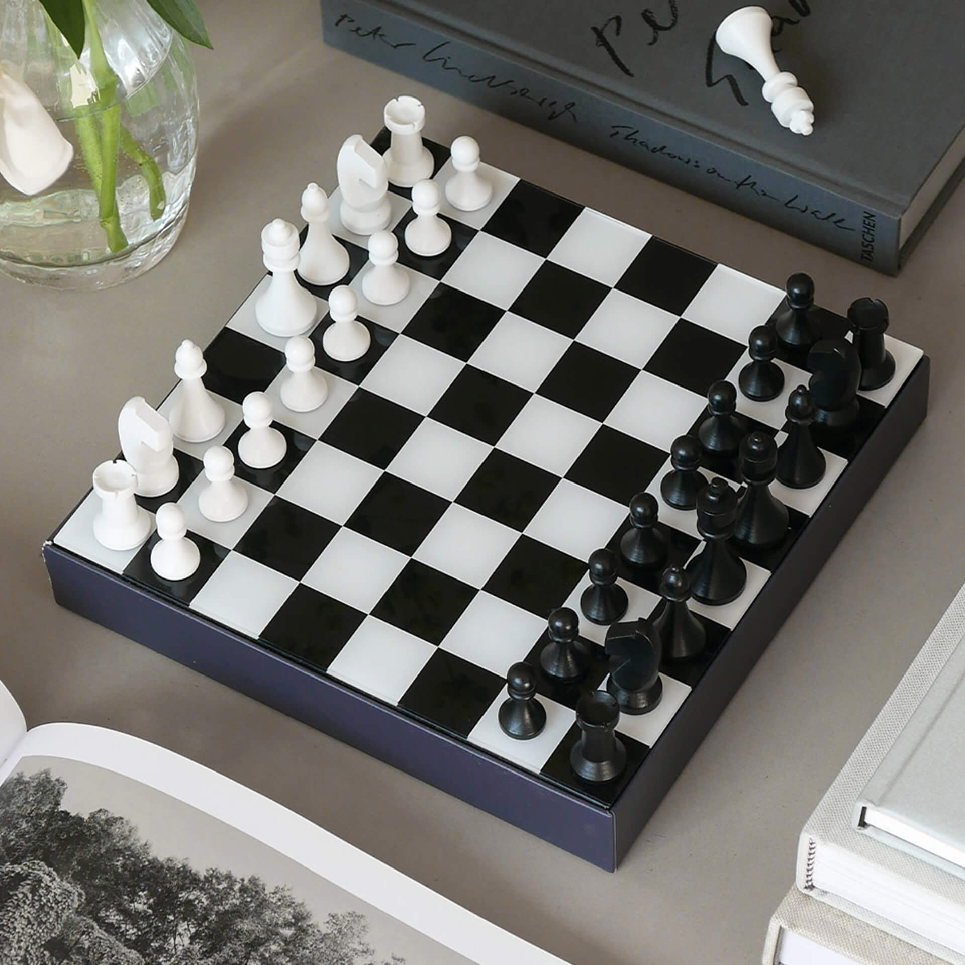 PRINTWORKS Classic Chess Schwarz