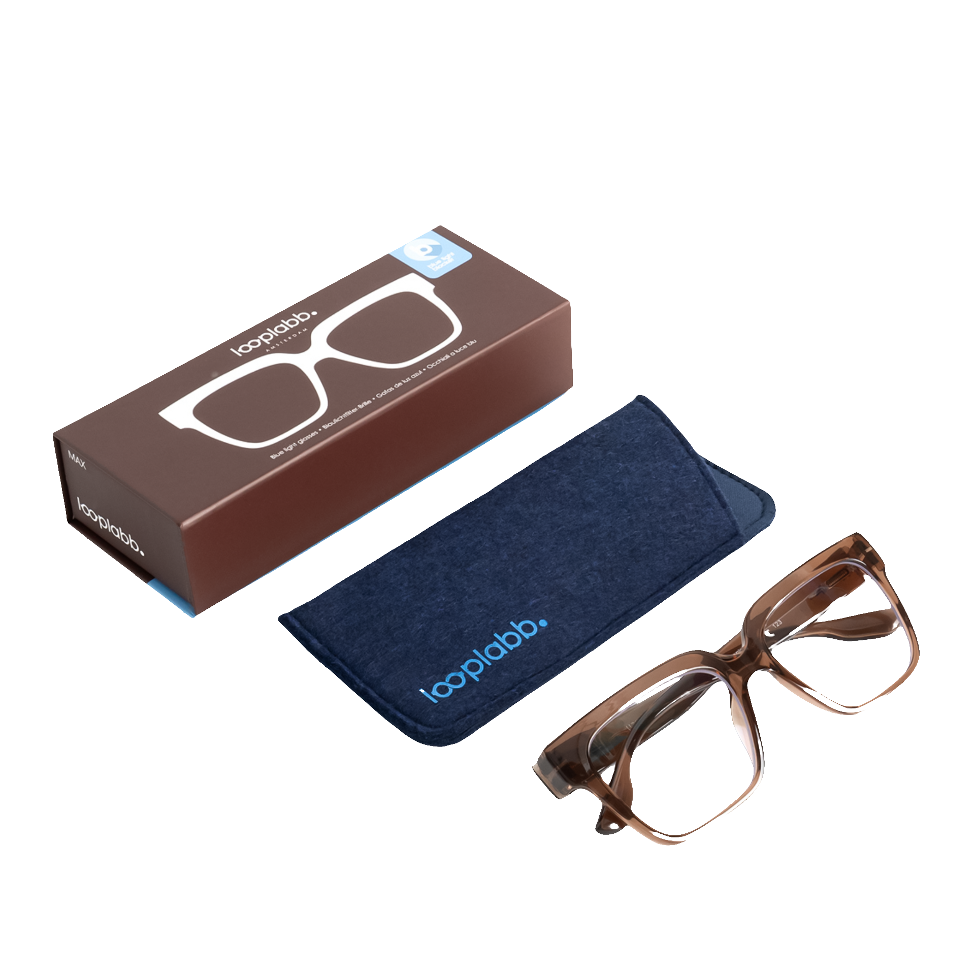 Looplabb Blaulichtfilter-Brille MAX BLUE LIGHT Hazel